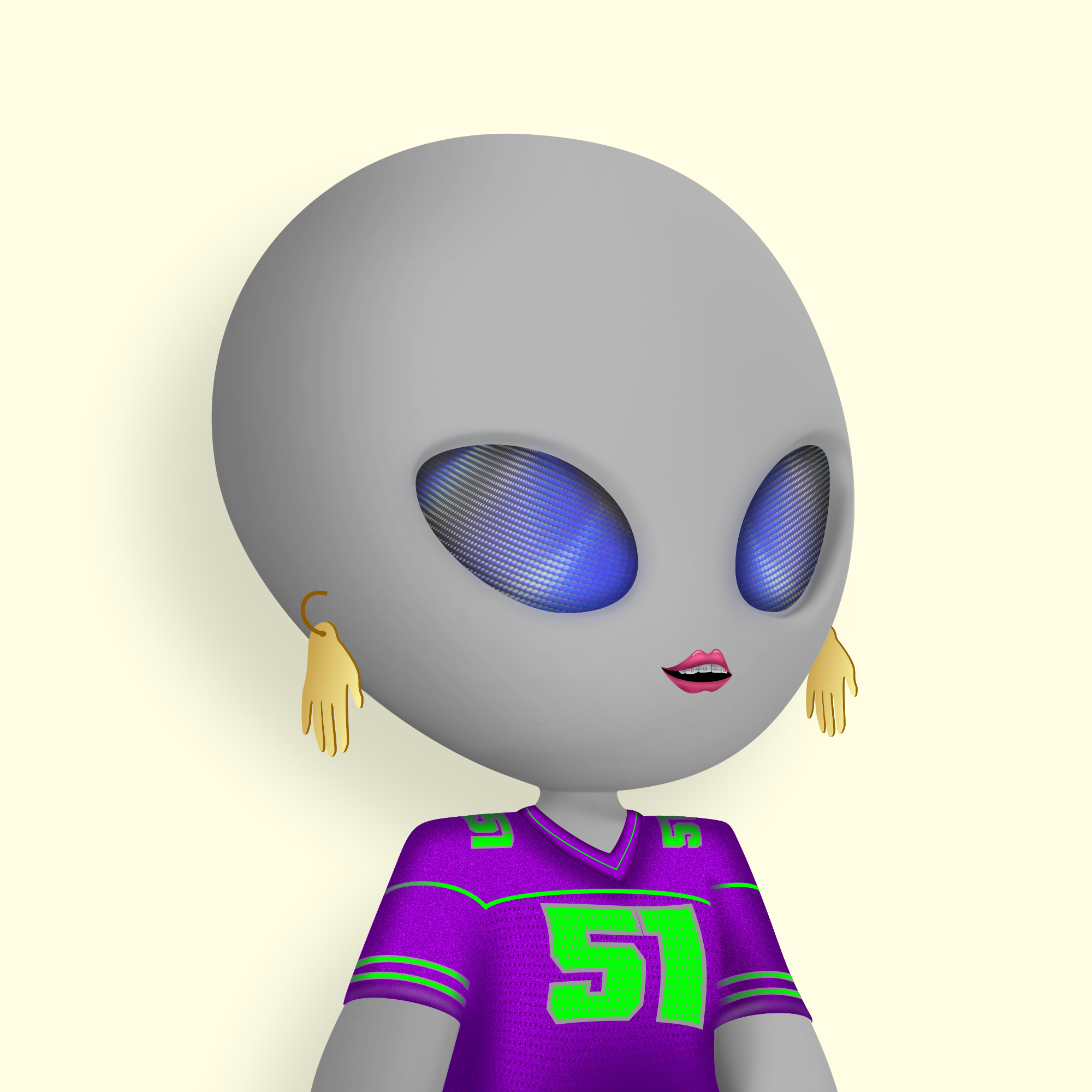 Alien Girl 908