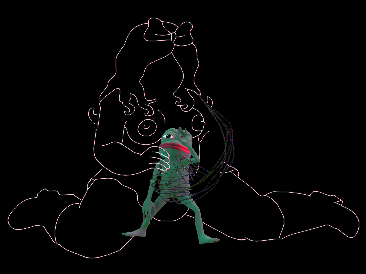 Pepe wet dream (comes in all sizes)