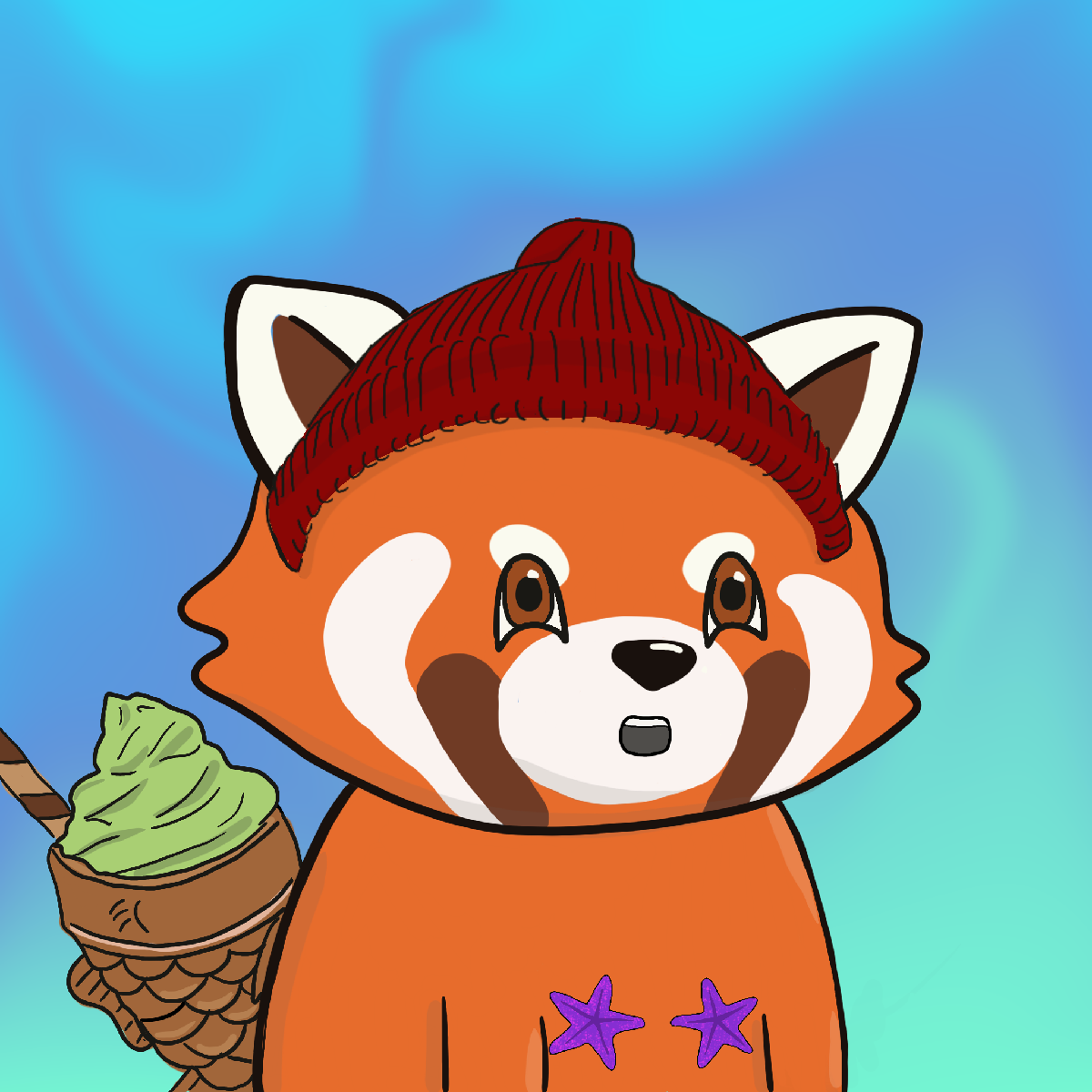 Okay Red Panda #7459