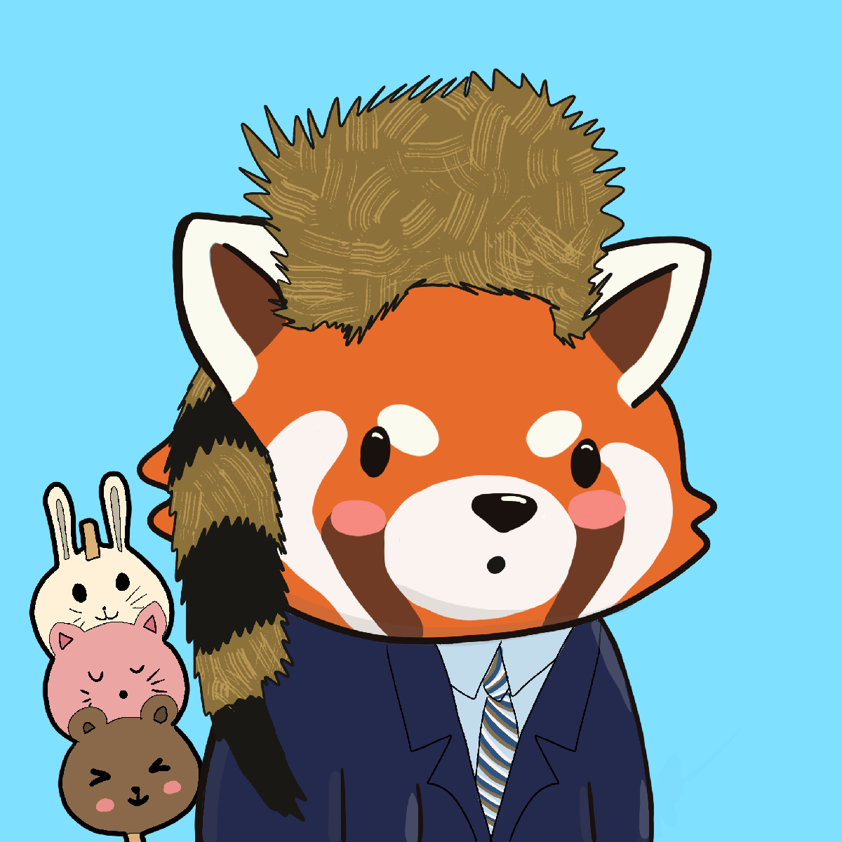 Okay Red Panda #8432