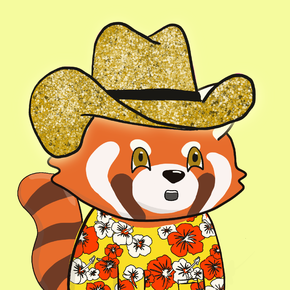 Okay Red Panda #6578