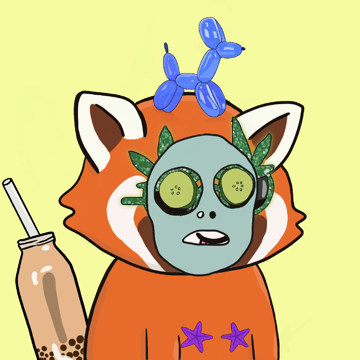 Okay Red Panda #6642