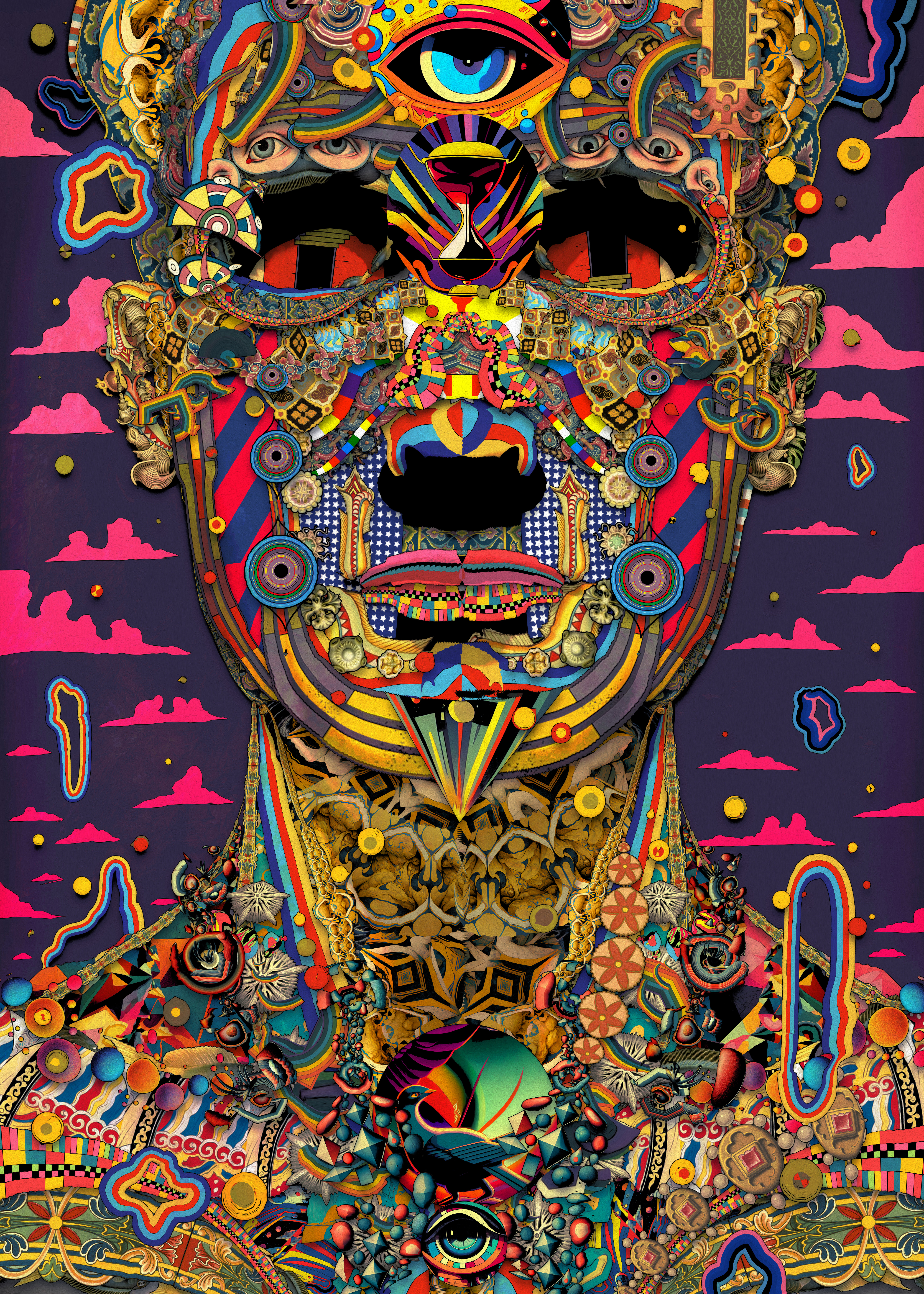 Saint in the Blue Desert