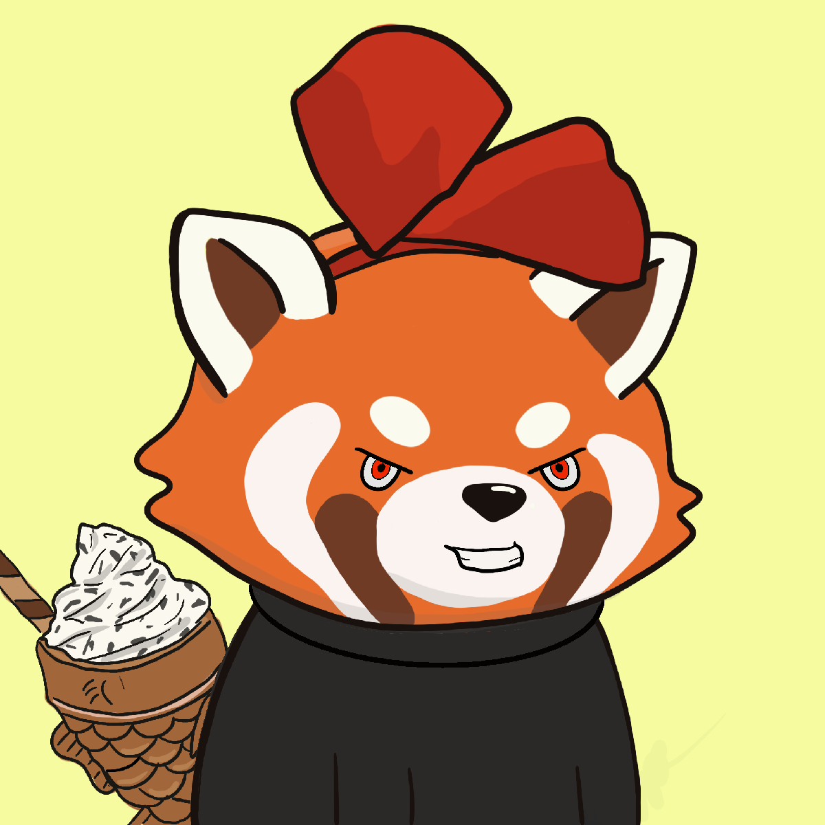 Okay Red Panda #7035