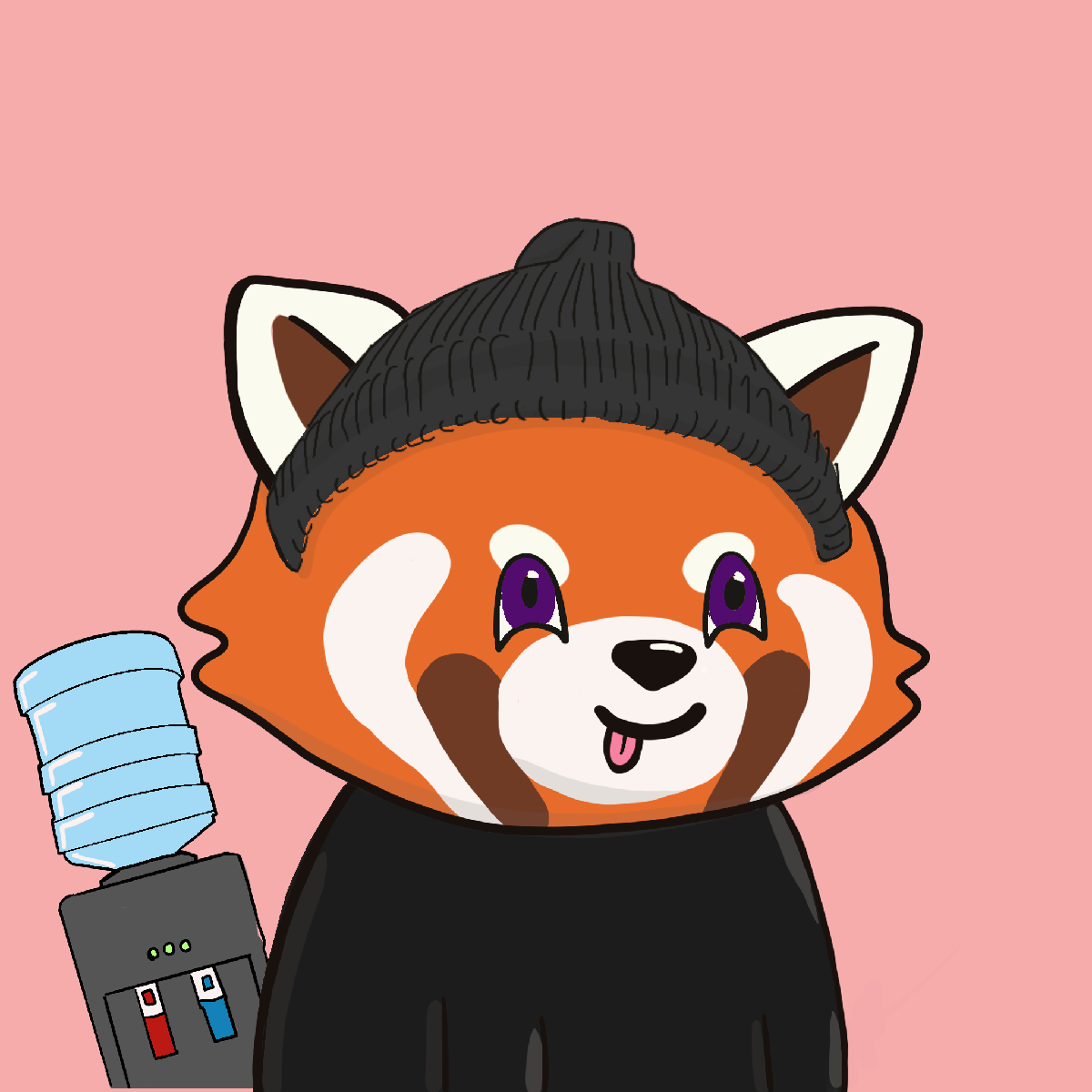 Okay Red Panda #7054