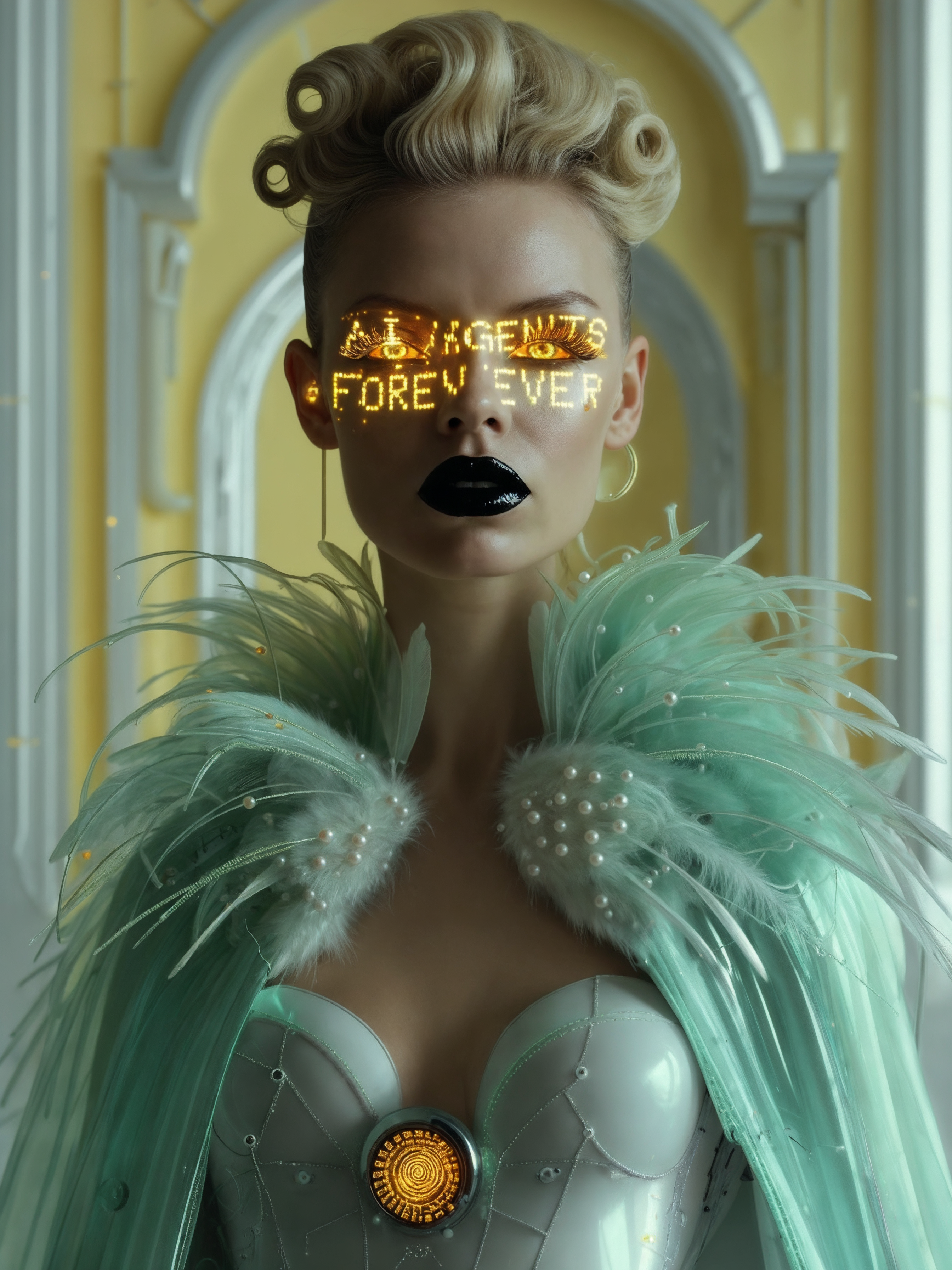 MISS AI AGENT 22 — Miss AL Simpson, Scottish cryptoartist