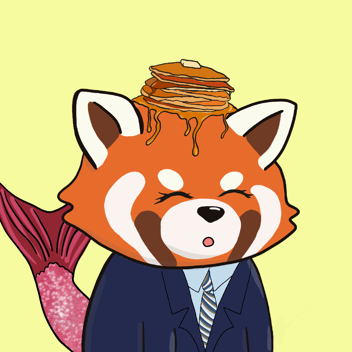 Okay Red Panda #6652