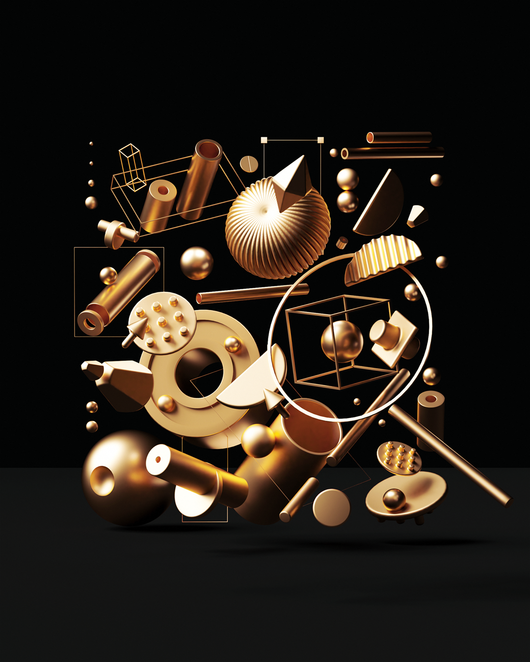 SHAPES — BURN Gold