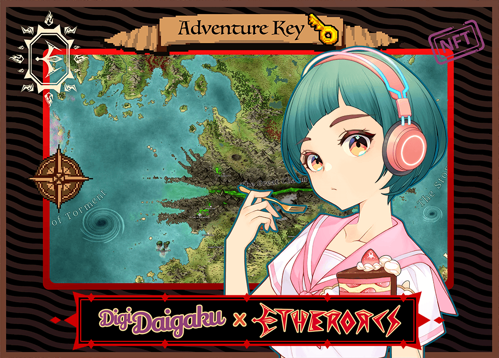 DigiDaigaku #1269 - Agata | EtherOrcs Adventure Key (DigiDaigaku Genesis)