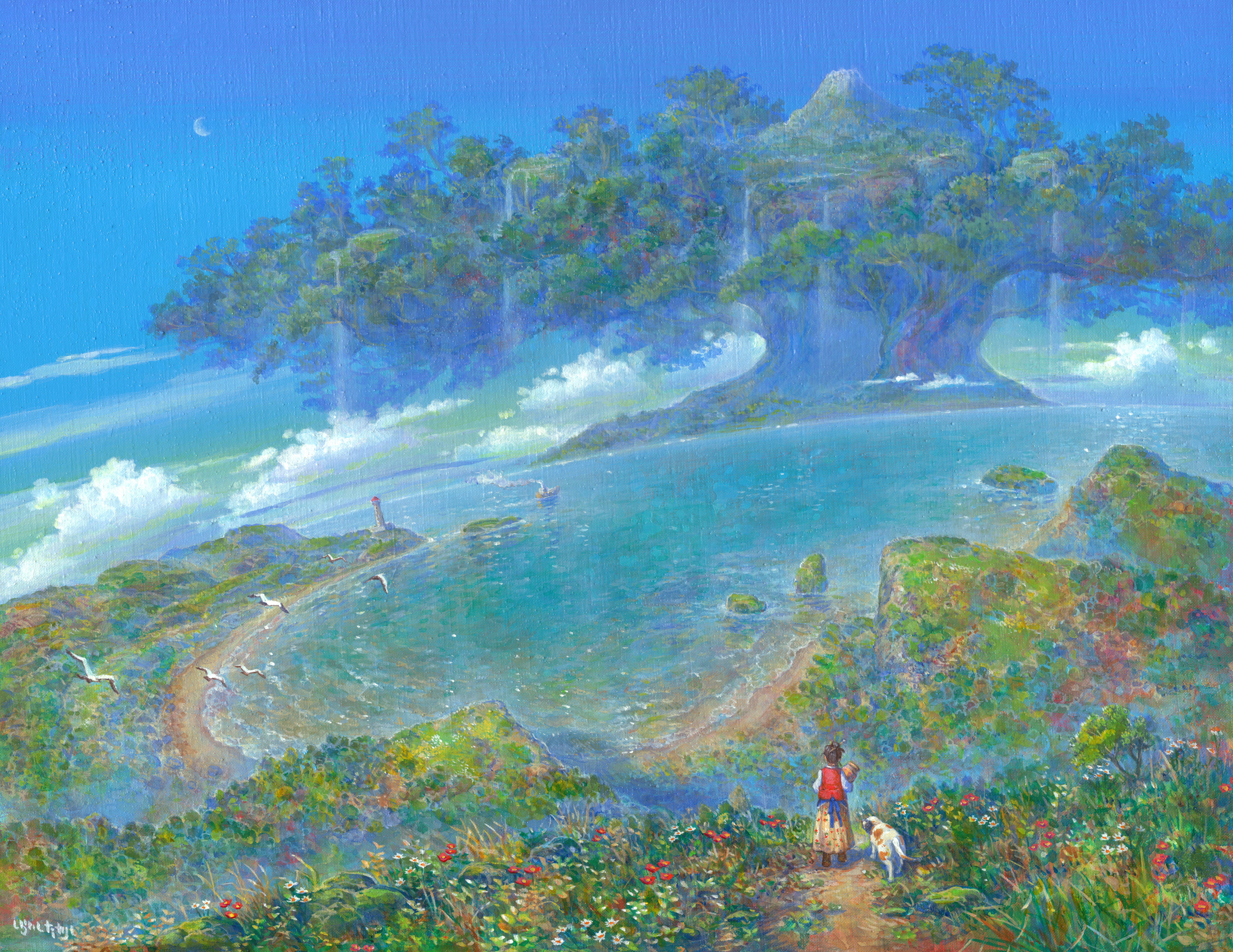 A path of wind