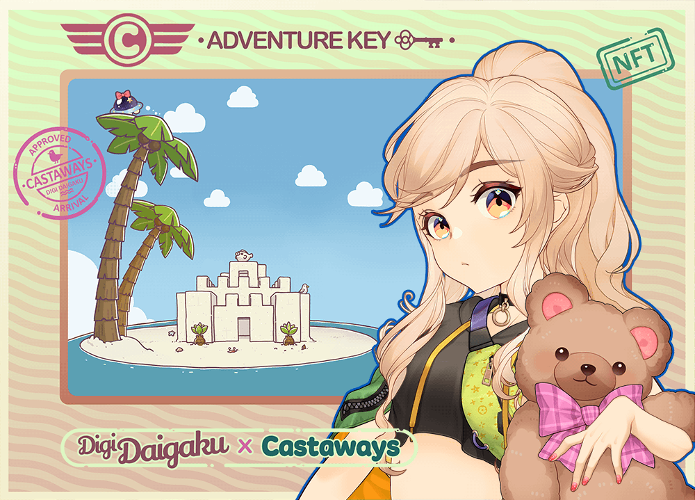 DigiDaigaku Genesis Adventure Key Castaways #913 - Nobue