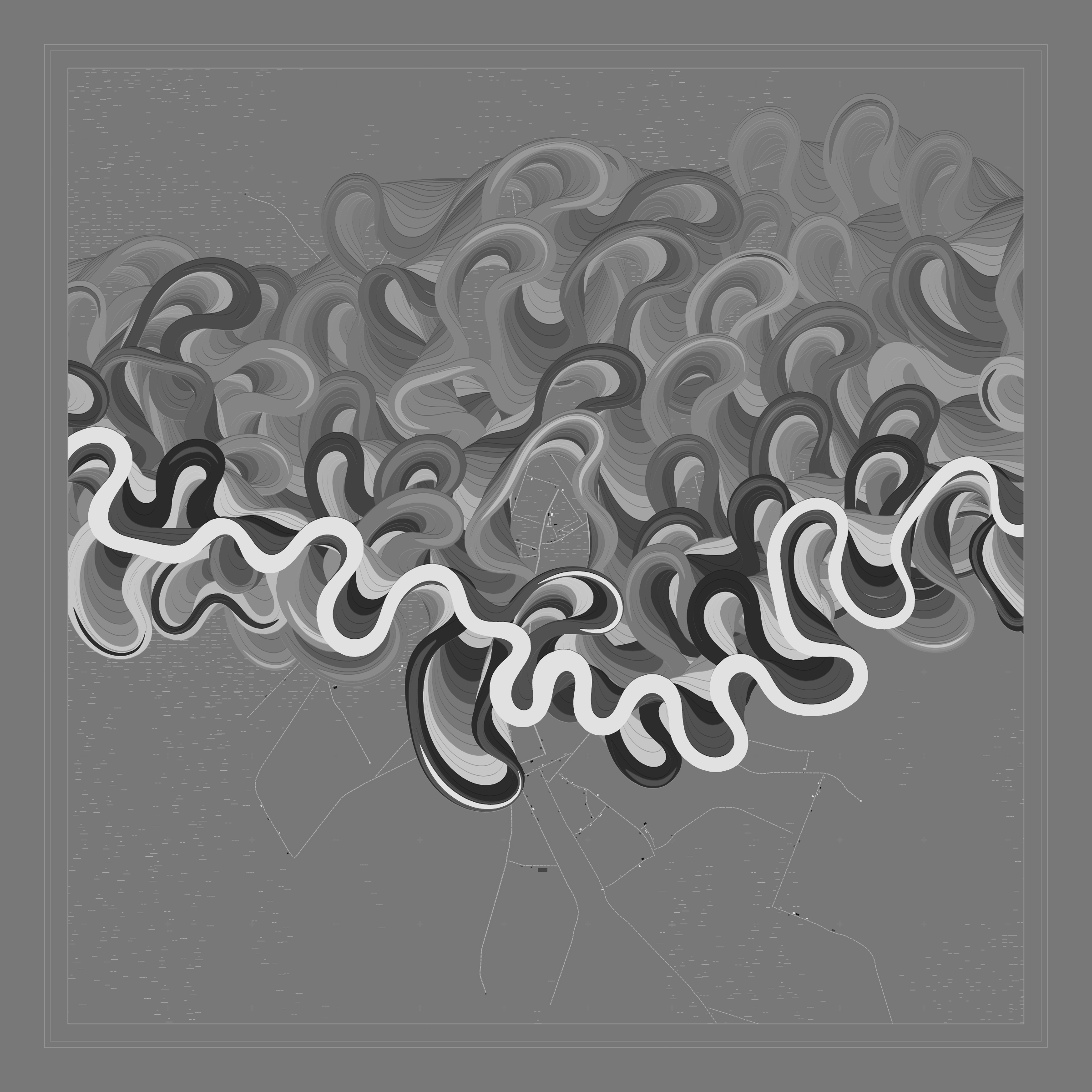 Ancient Courses of Fictional Rivers #253