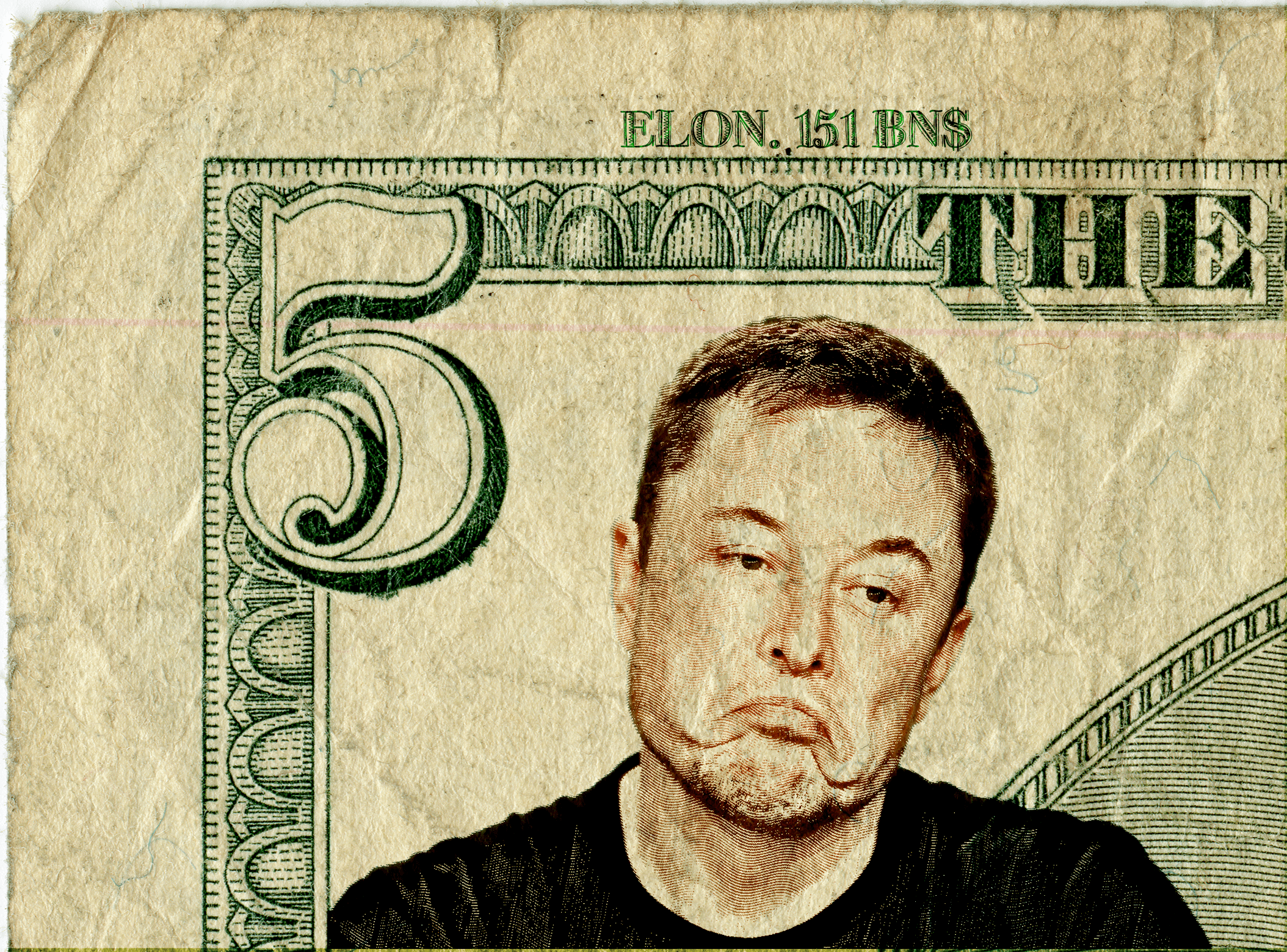 Elon, 151BN$ (physical artwork)