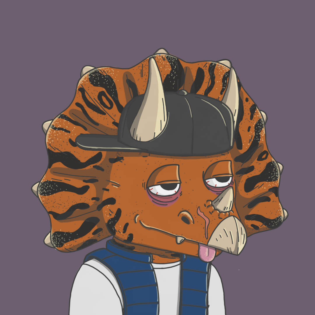 Bored Triceratops Cave Club #79