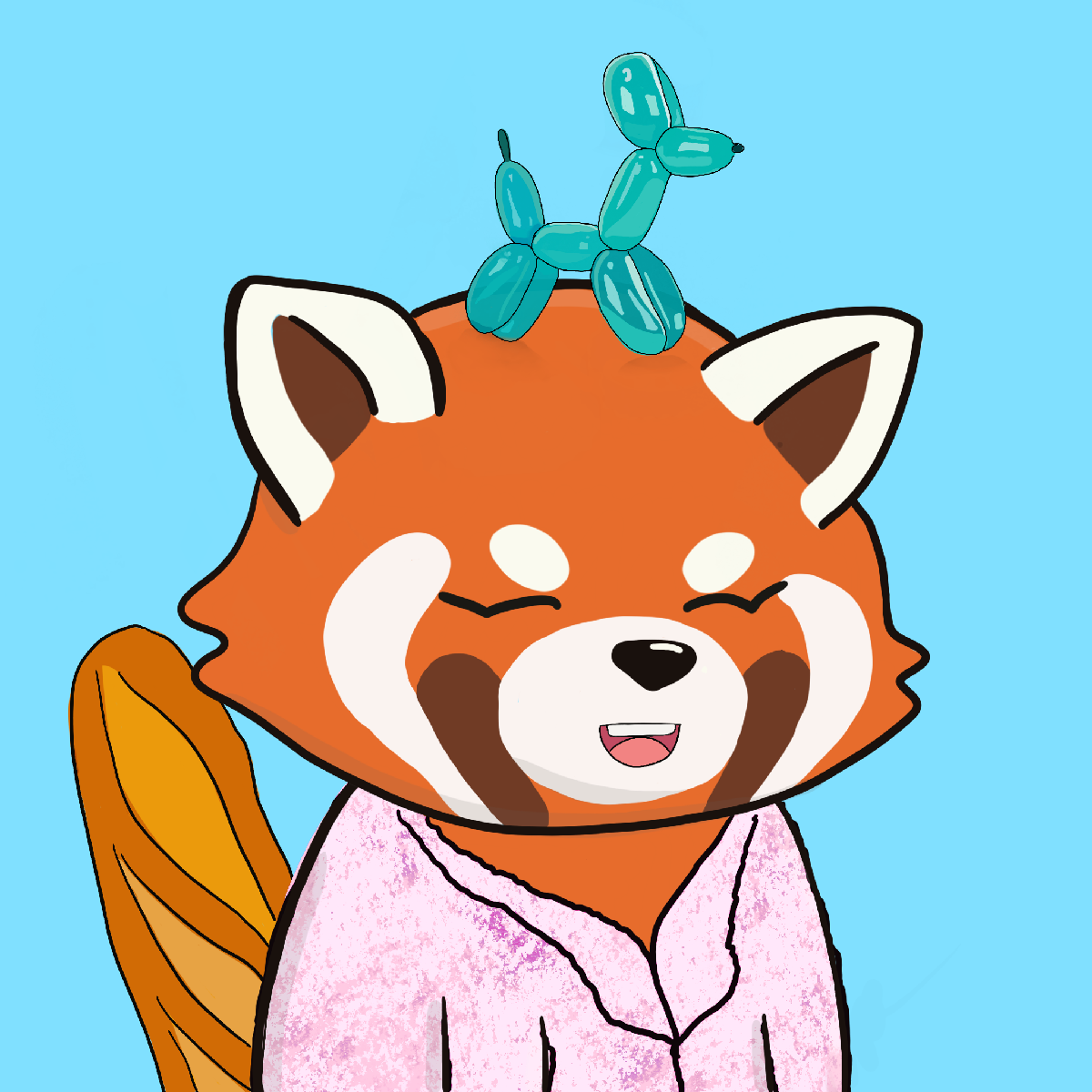 Okay Red Panda #7411