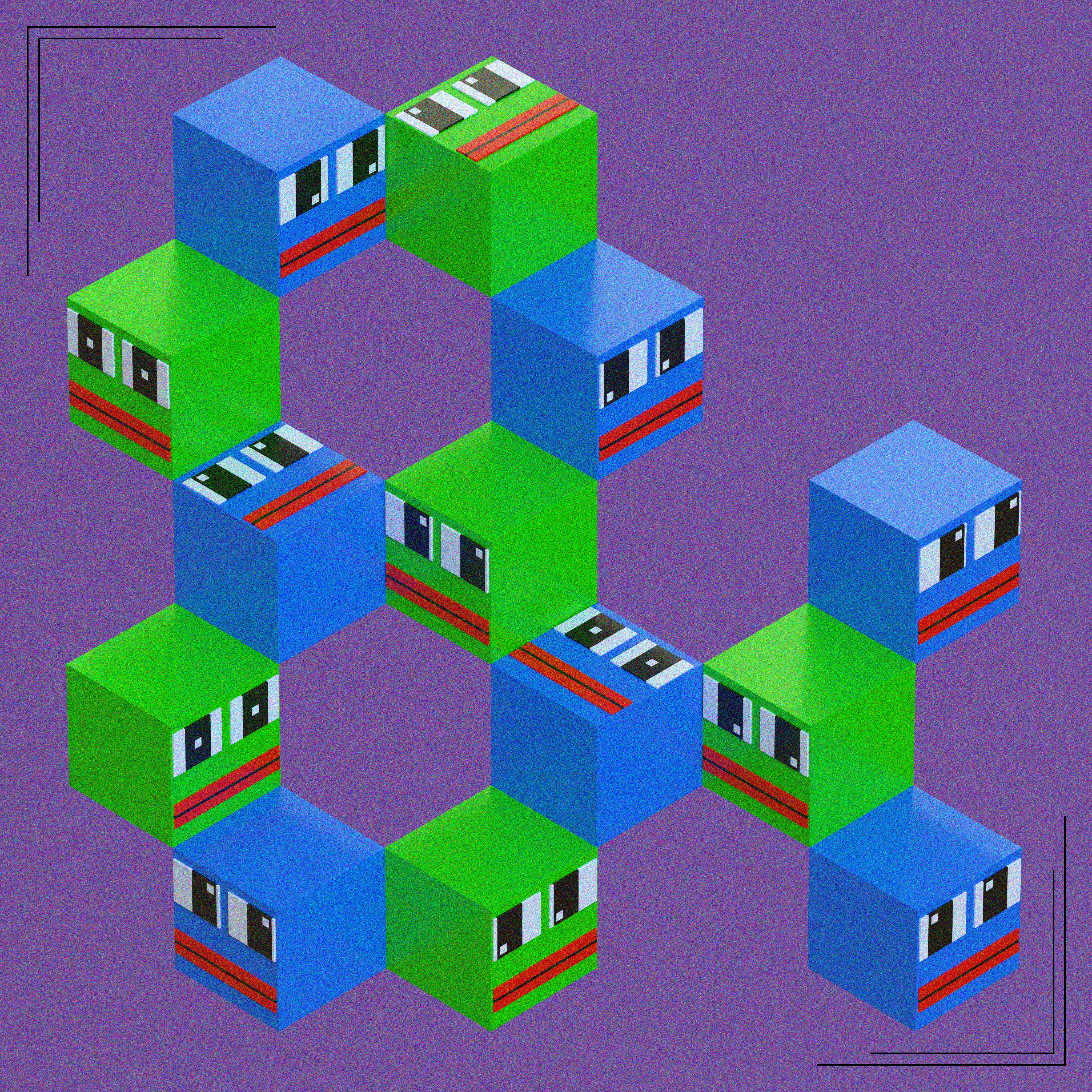 Isometric Pepe #3