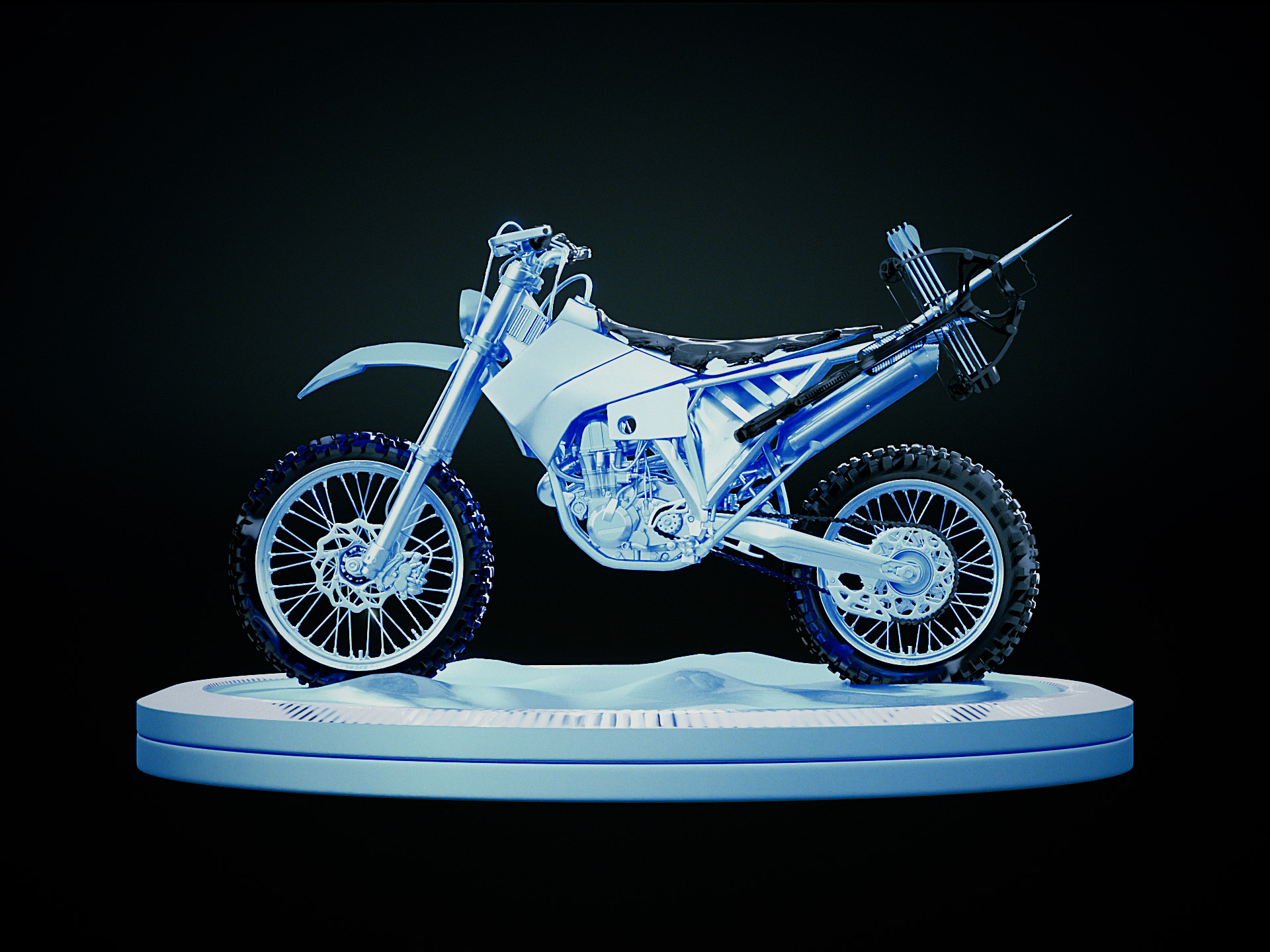 Black & Blue Bike