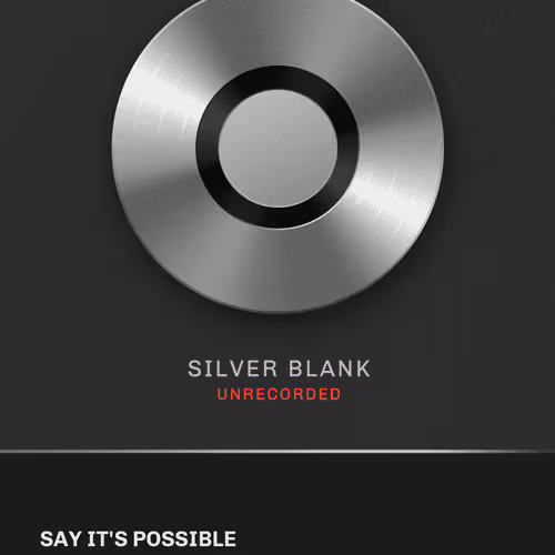 Say It's Possible Silver Blank