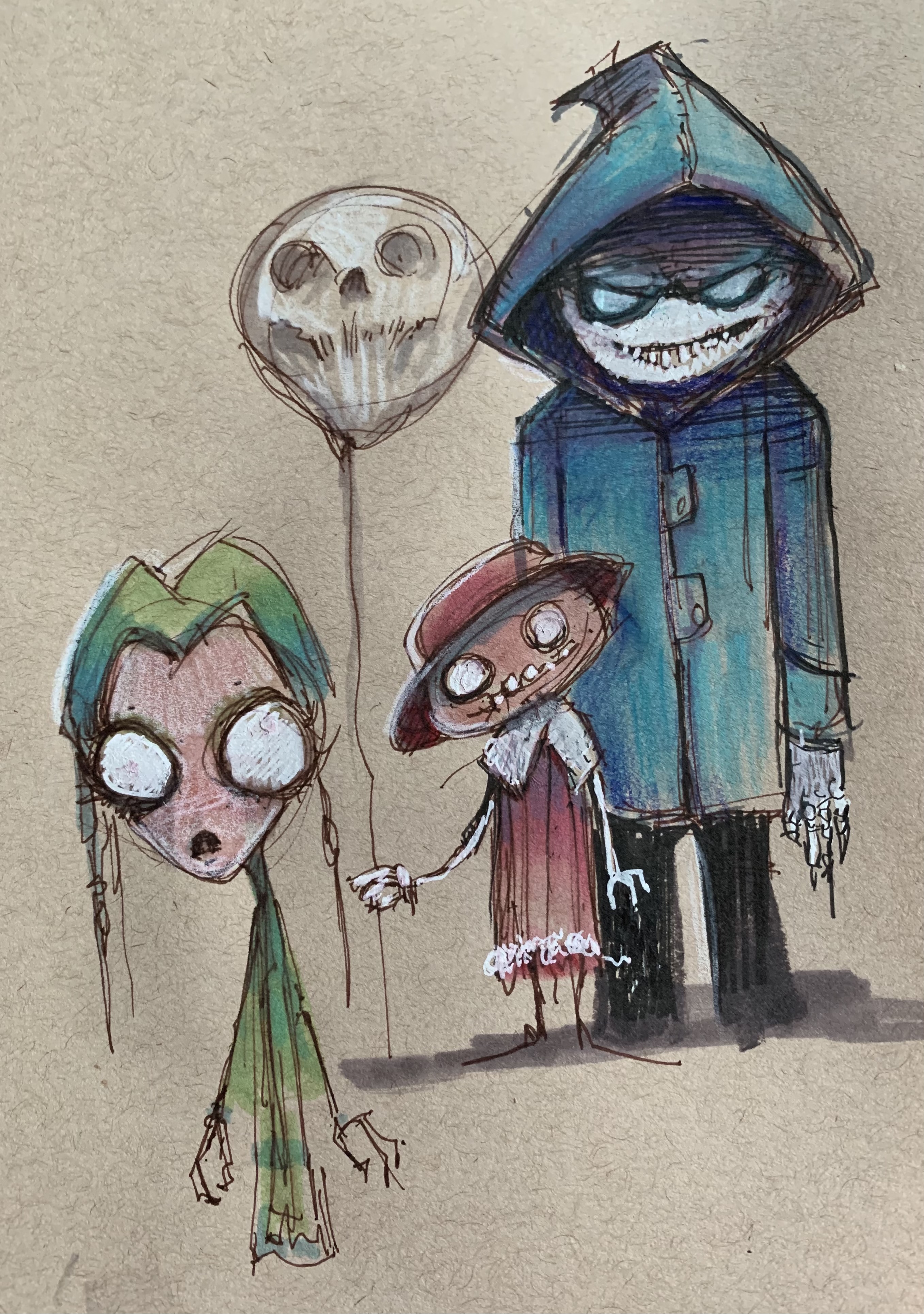 creepy girl concept