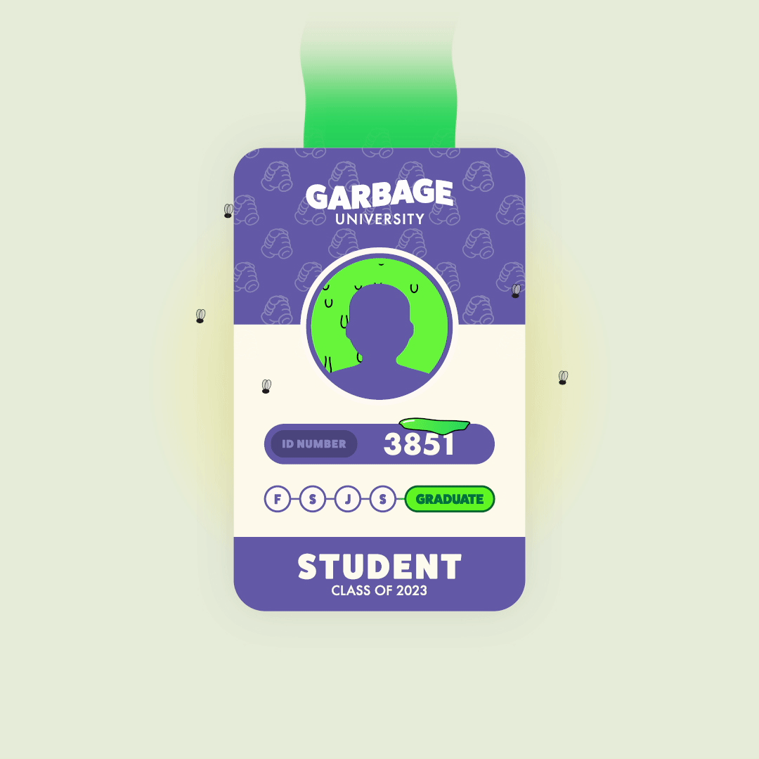 Garbage University Student ID: 3851