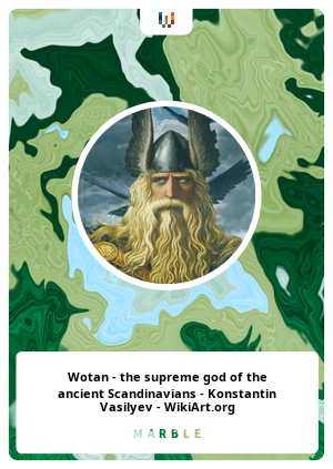 Wotan - the supreme god of the ancient Scandinavians - Konstantin Vasilyev - WikiArt.org