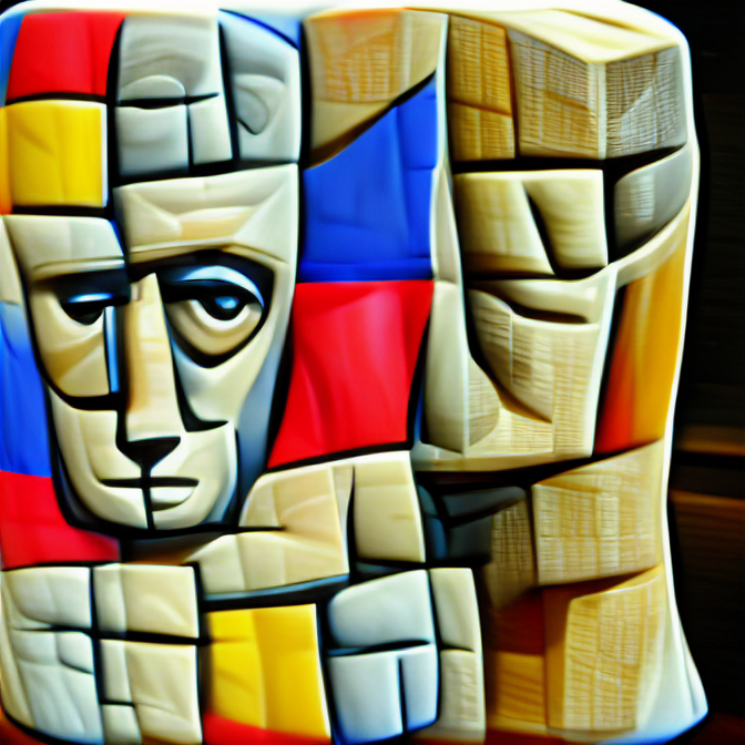 Cubist Sculpture 5