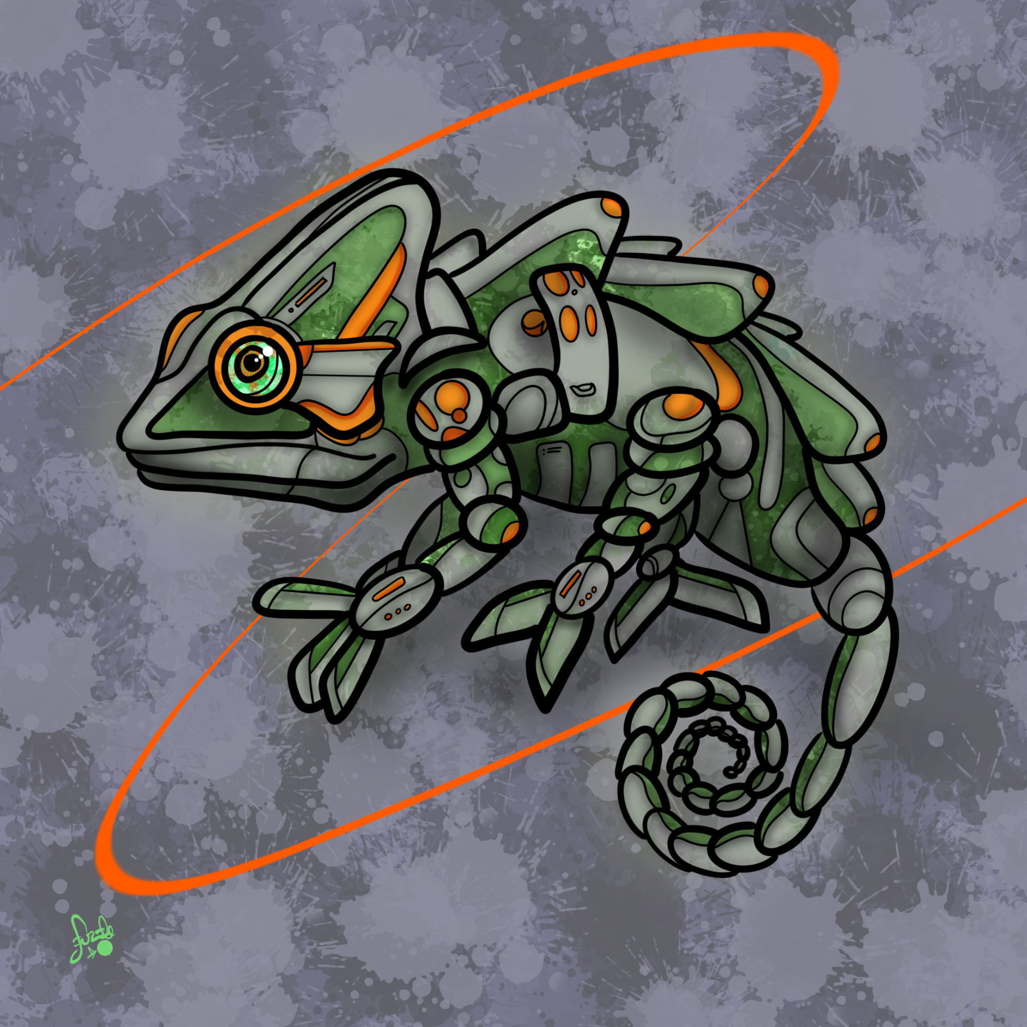 Mech Chameleon 003 #10/20