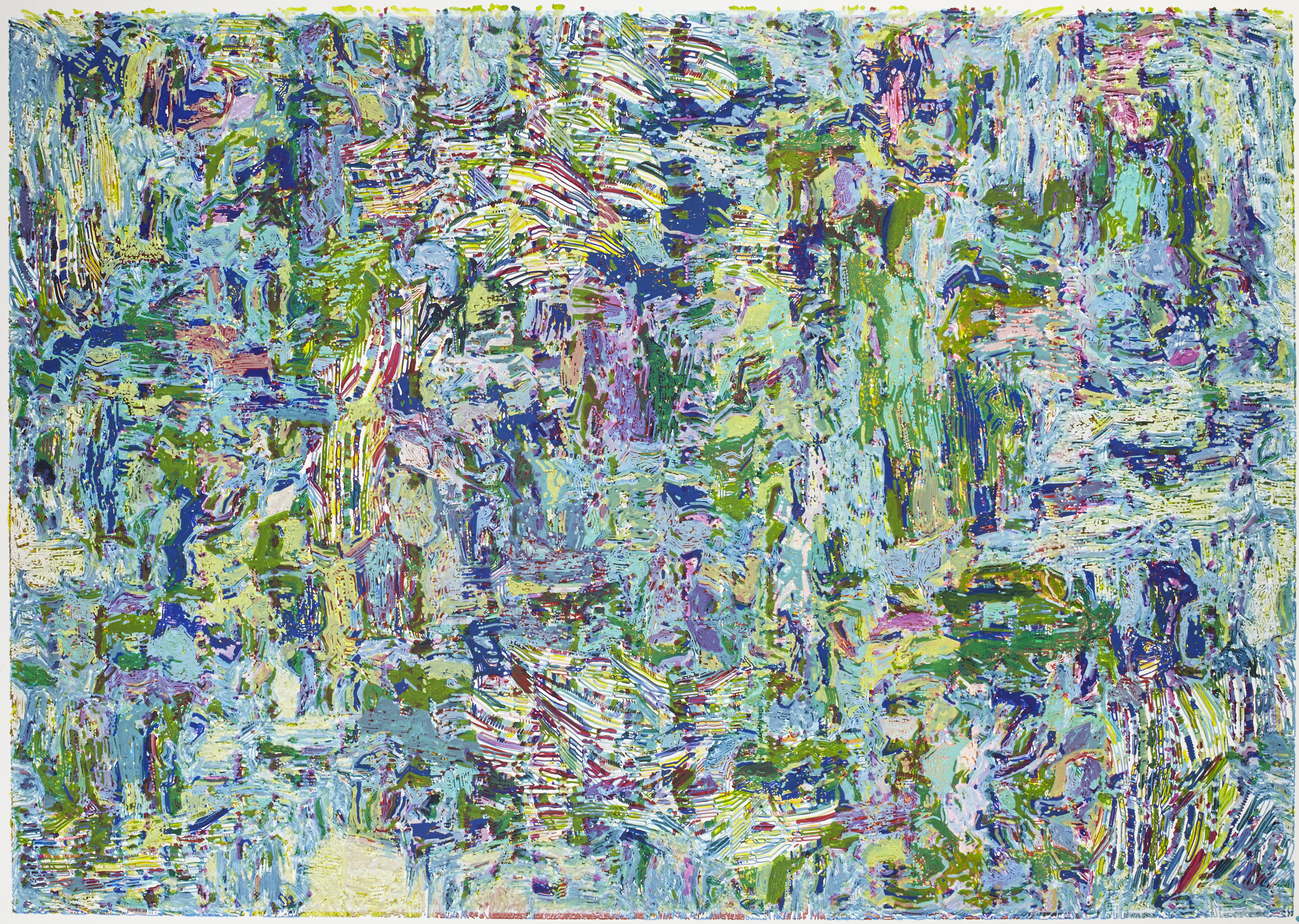 Collective Tissue Blue/Green 03