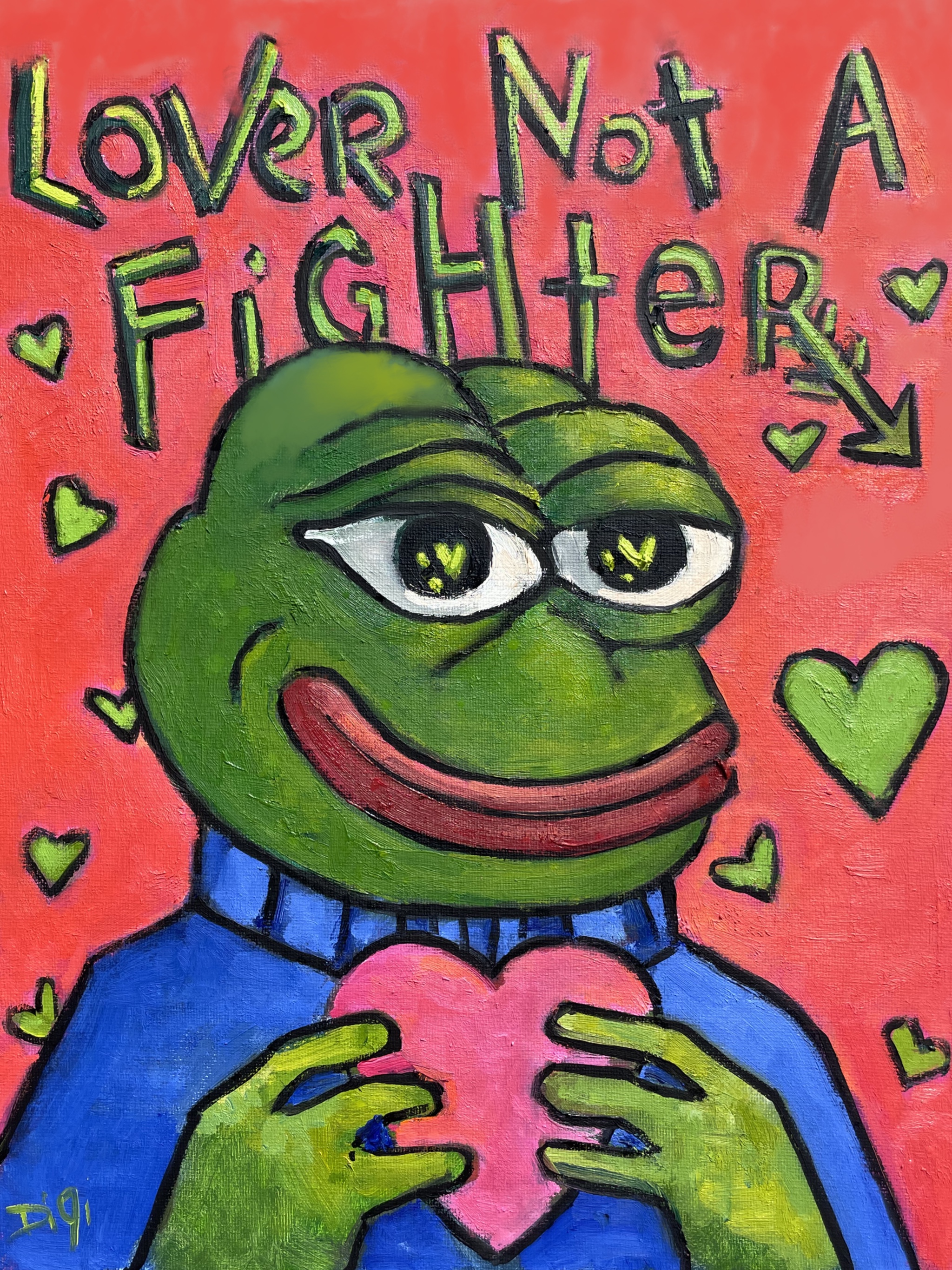 Pepe Lover Not a Fighter