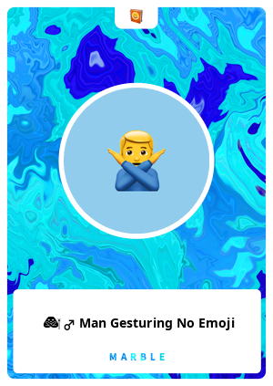 🙅‍♂️ Man Gesturing No Emoji