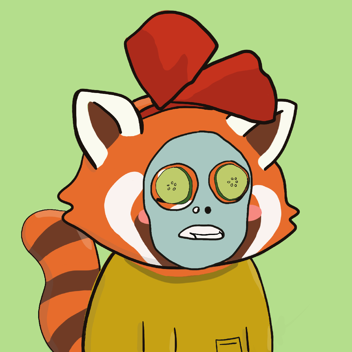 Okay Red Panda #7271