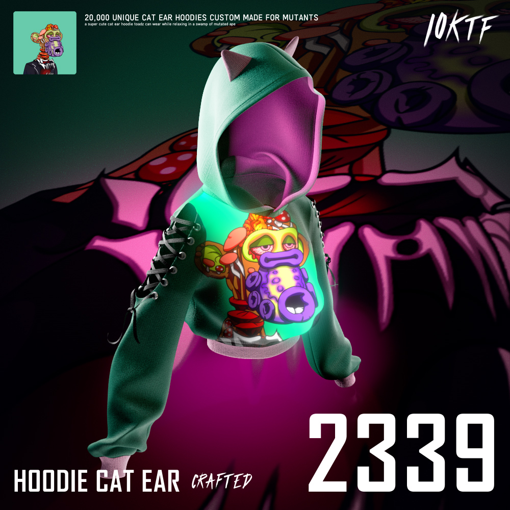Mutant Cat Ear Hoodie #2339