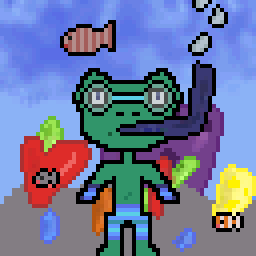 Lilu's World of Froggies #32: Snorkel Froggie