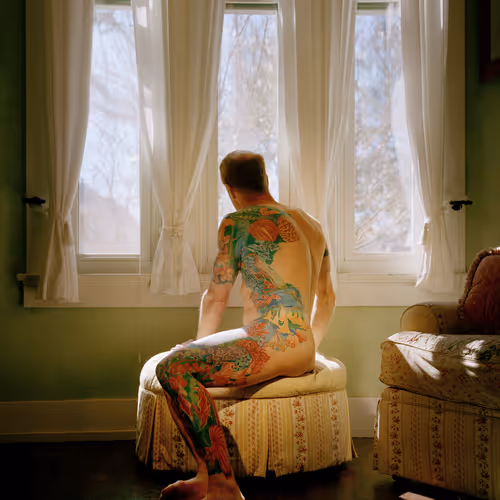 Portrait of Todd with Tattoos