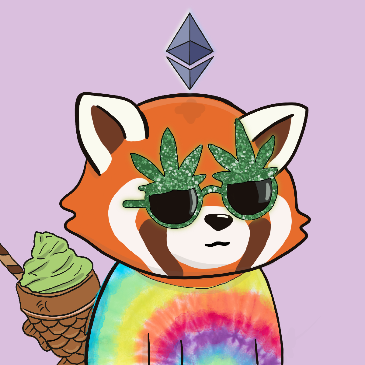 Okay Red Panda #7458
