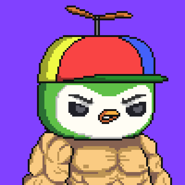 Pudgy Peaceful Penguin #2120