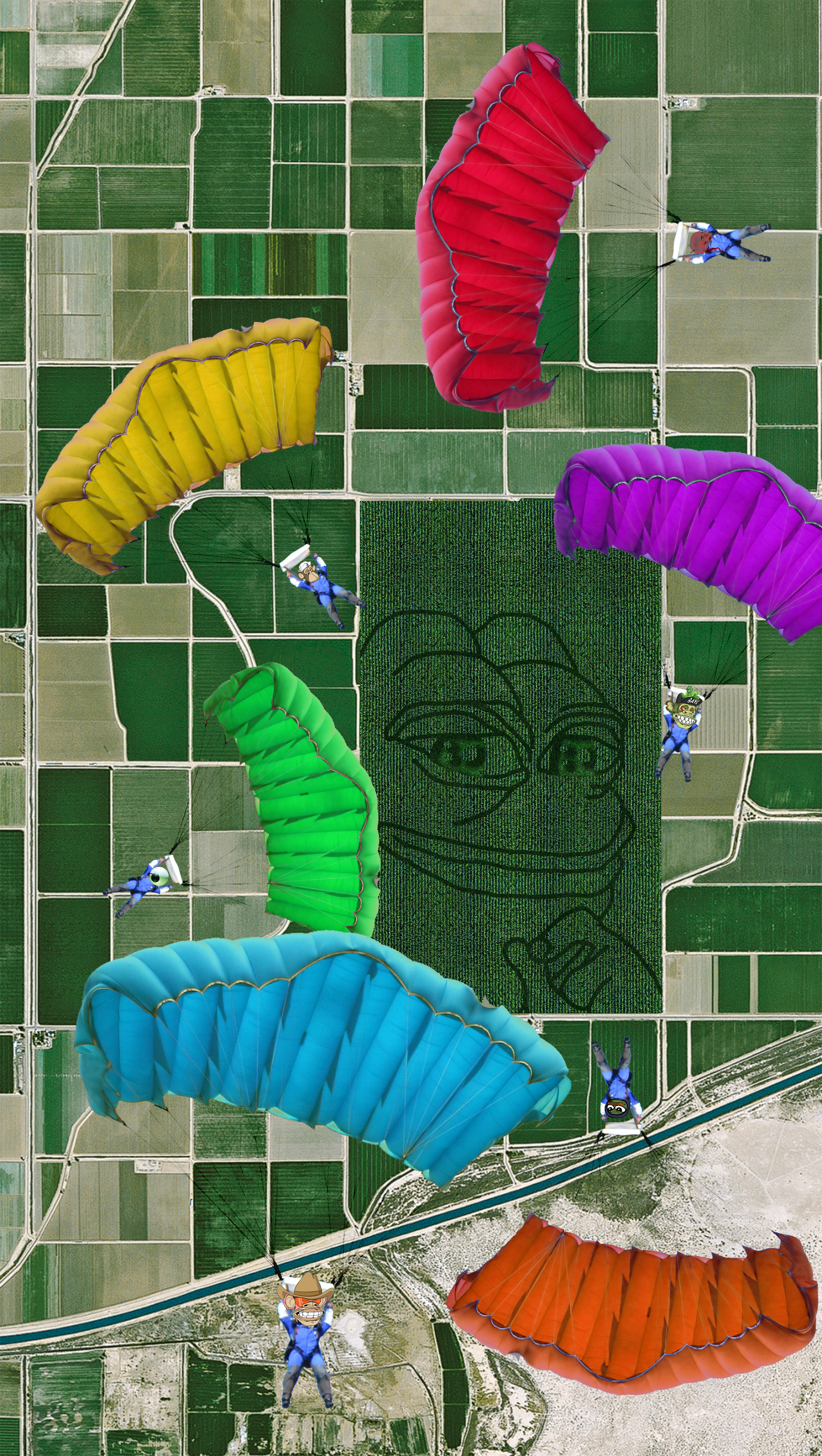 PEPE CORN is visible from Space