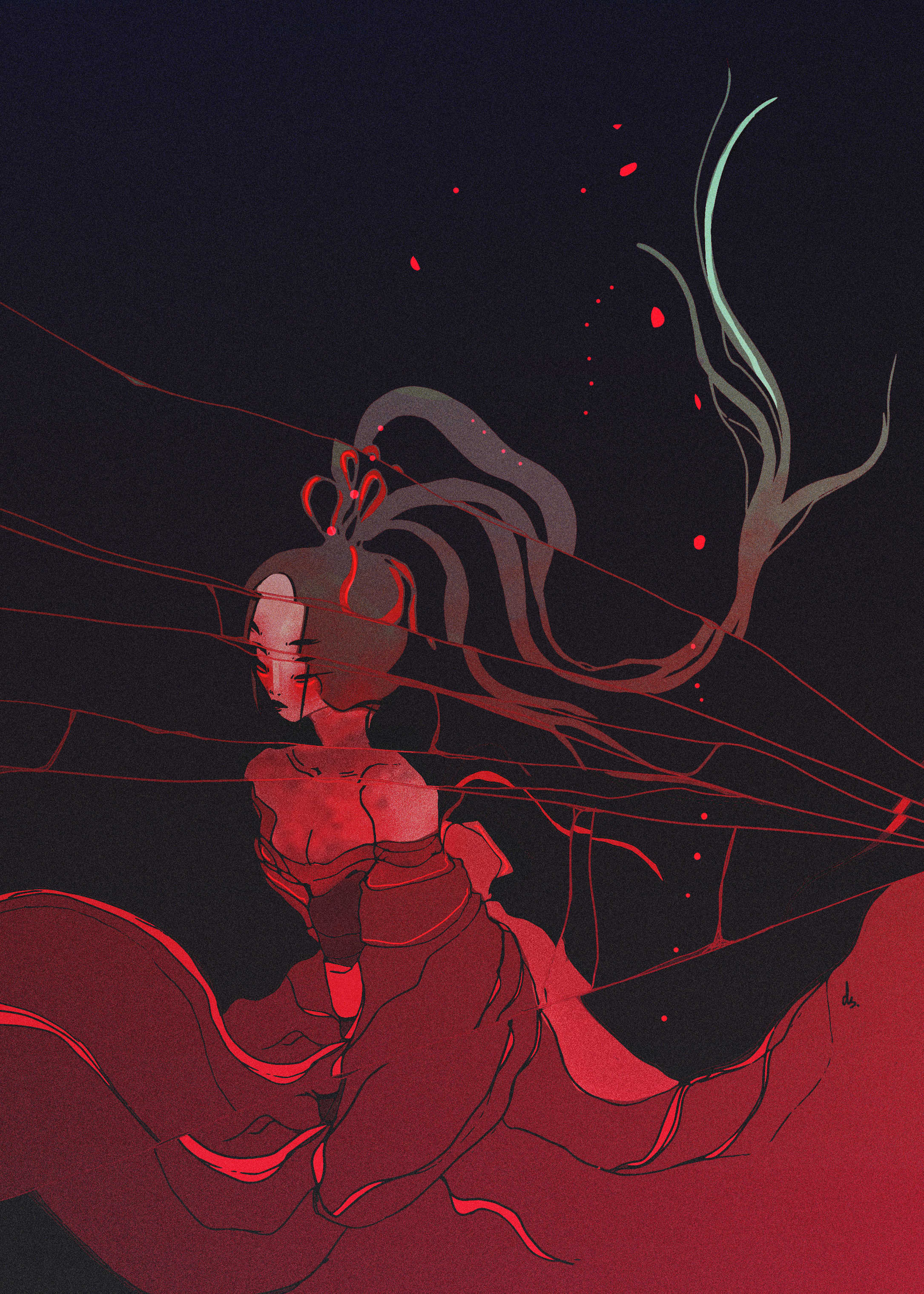 broken.