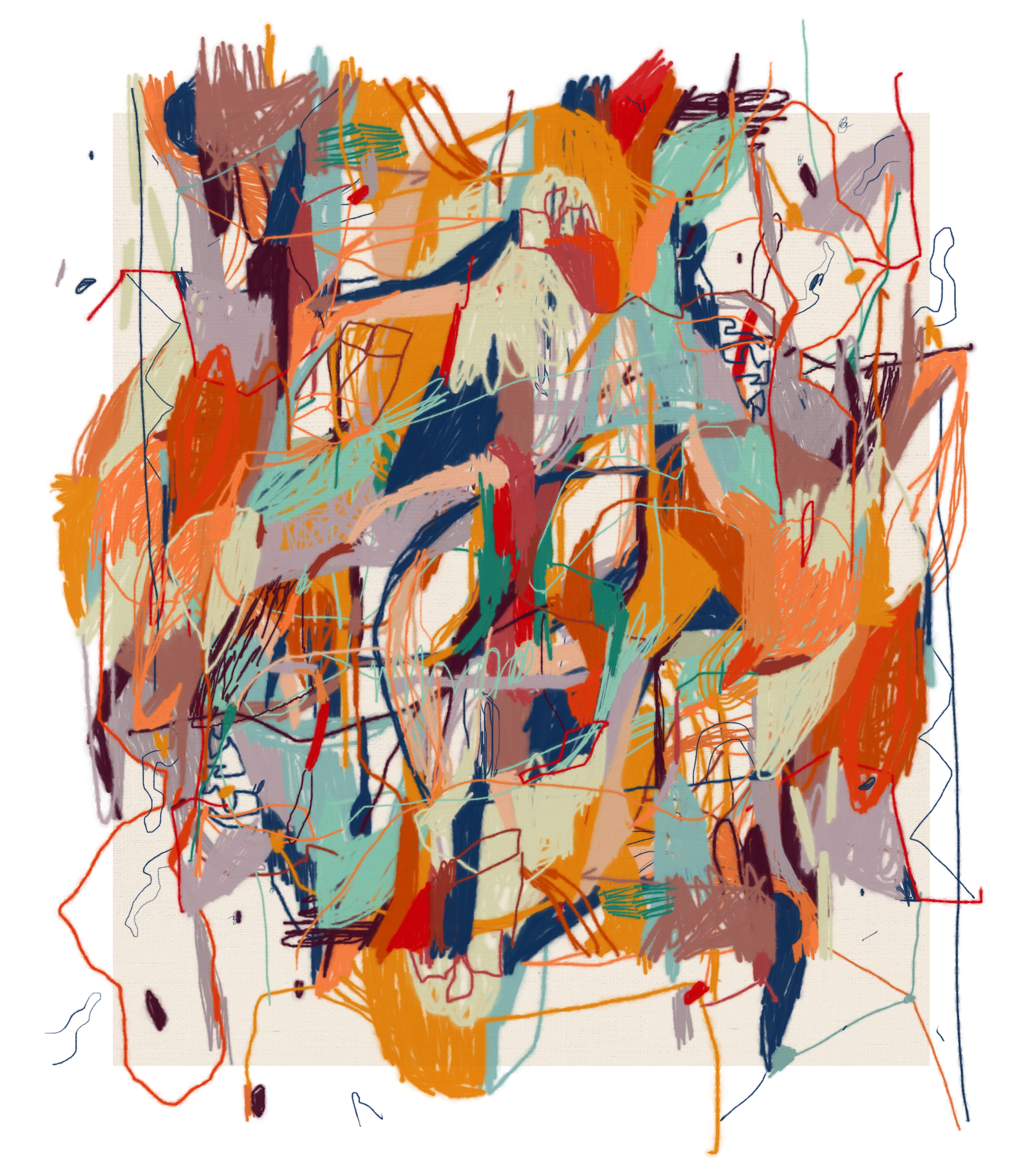 Inefables: Boceto para textil #10/11