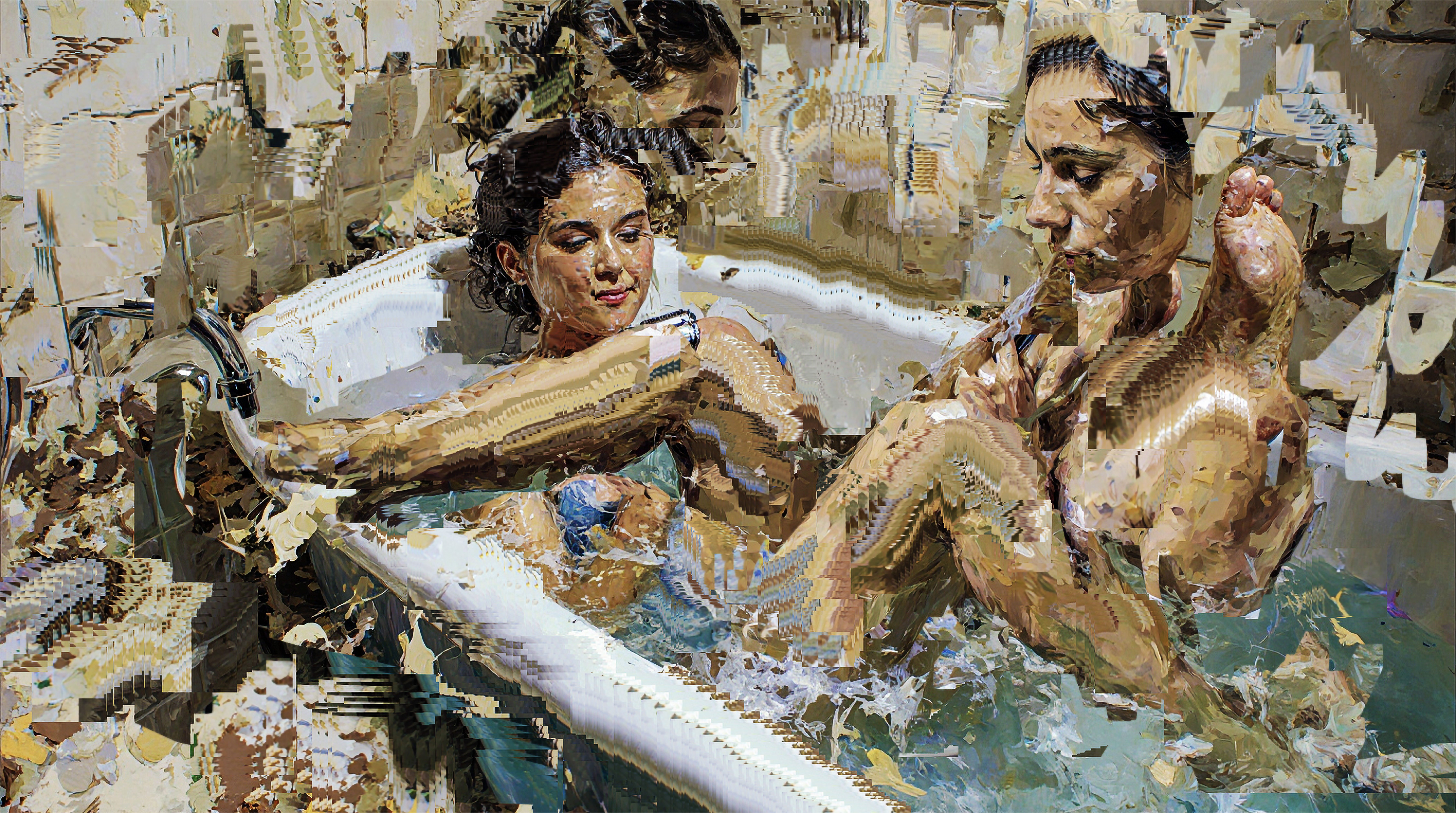"In the Bath"