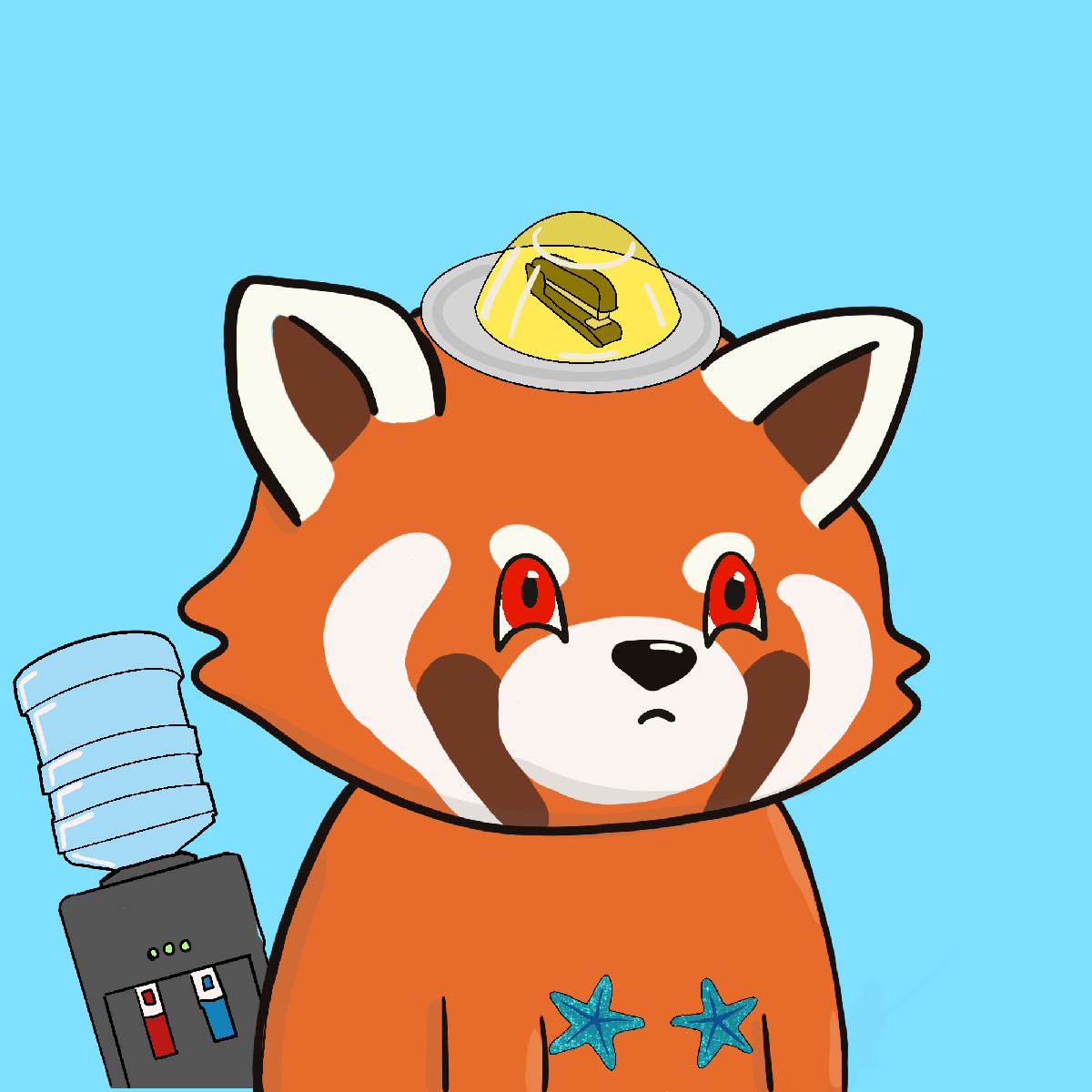 Okay Red Panda #7097