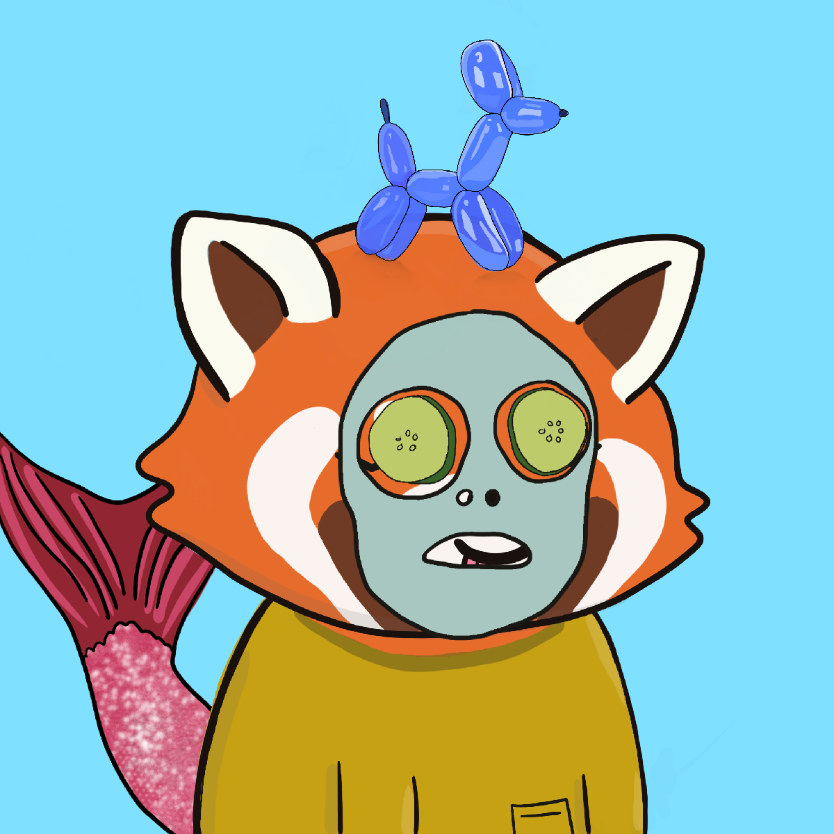 Okay Red Panda #6573