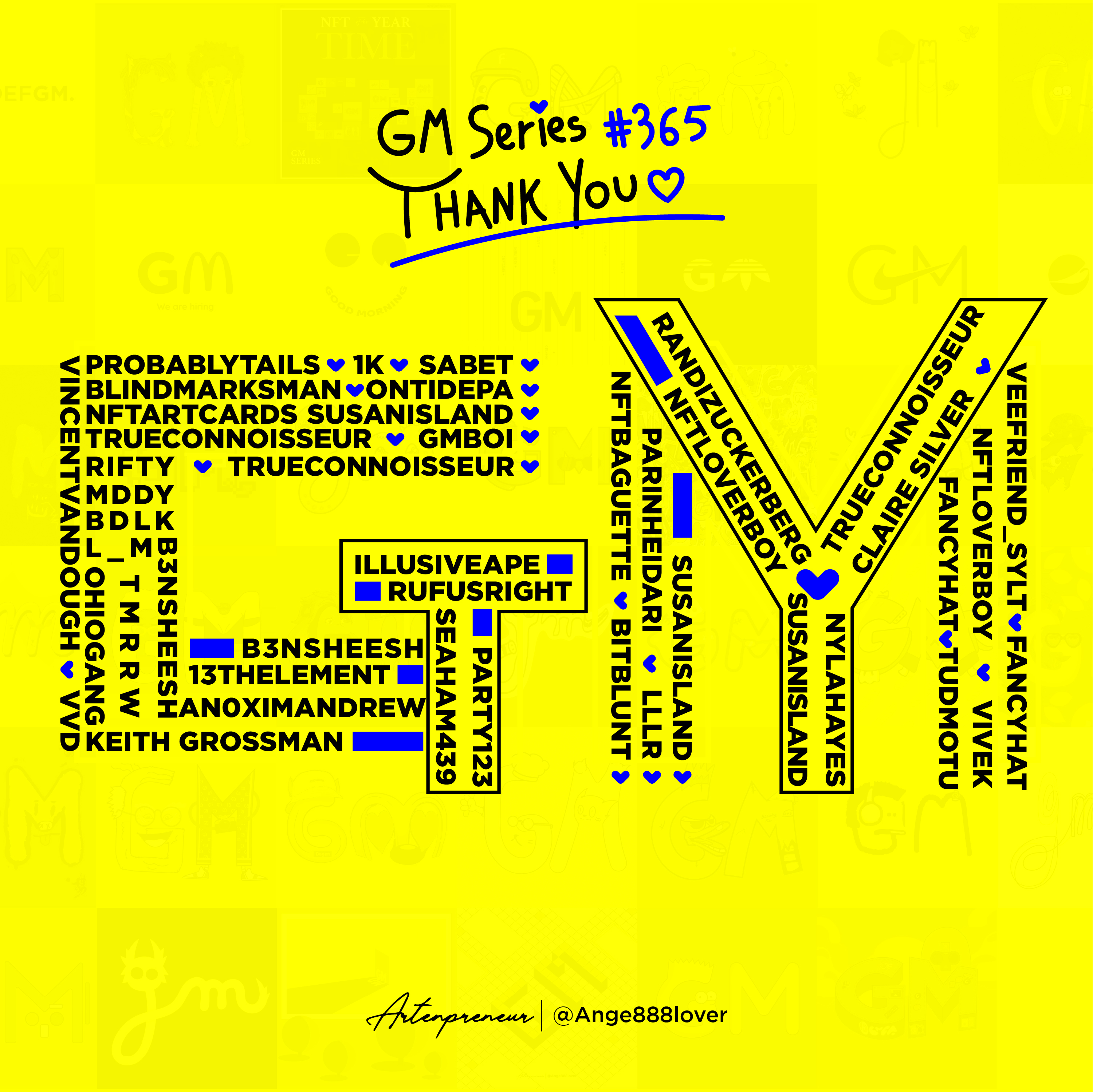 GM SERIES #365 (THANK YOU)