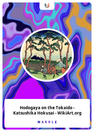 Hodogaya on the Tokaido - Katsushika Hokusai - WikiArt.org
