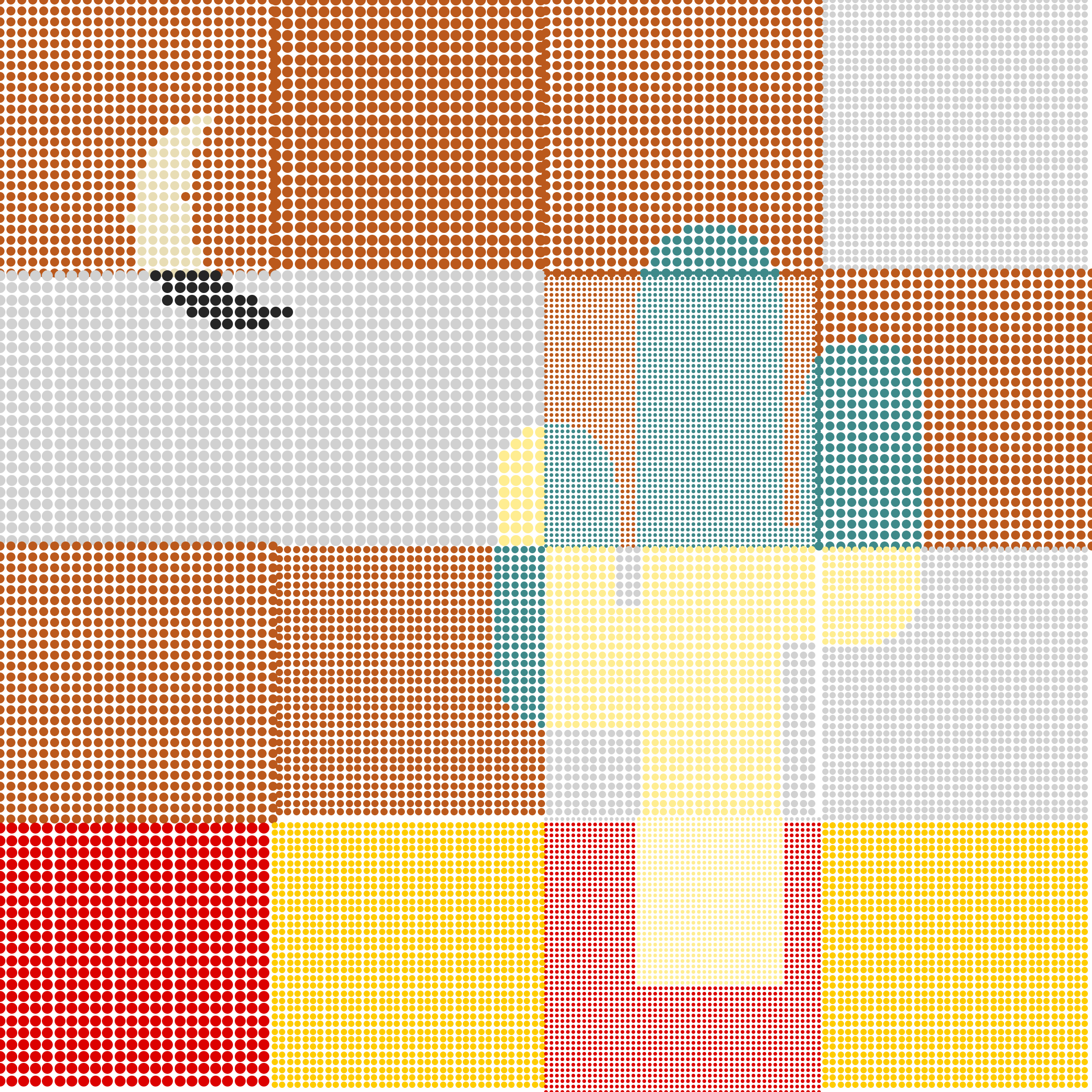 Patchwork Saguaros #37