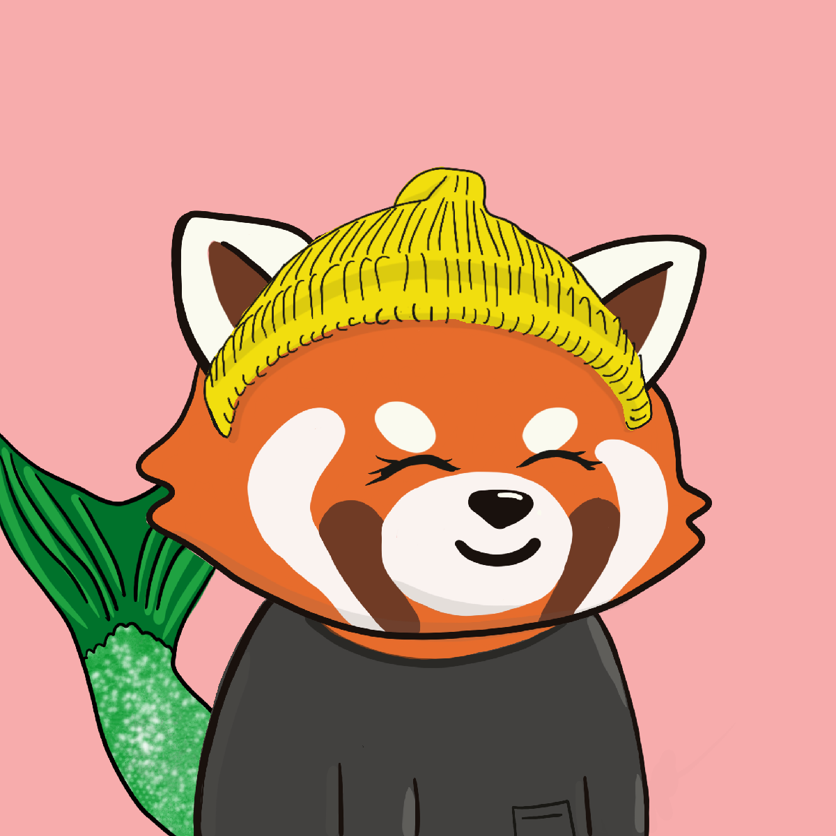 Okay Red Panda #7315