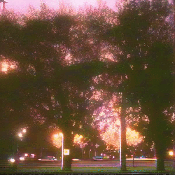 the cars sound like crashing waves on the shore