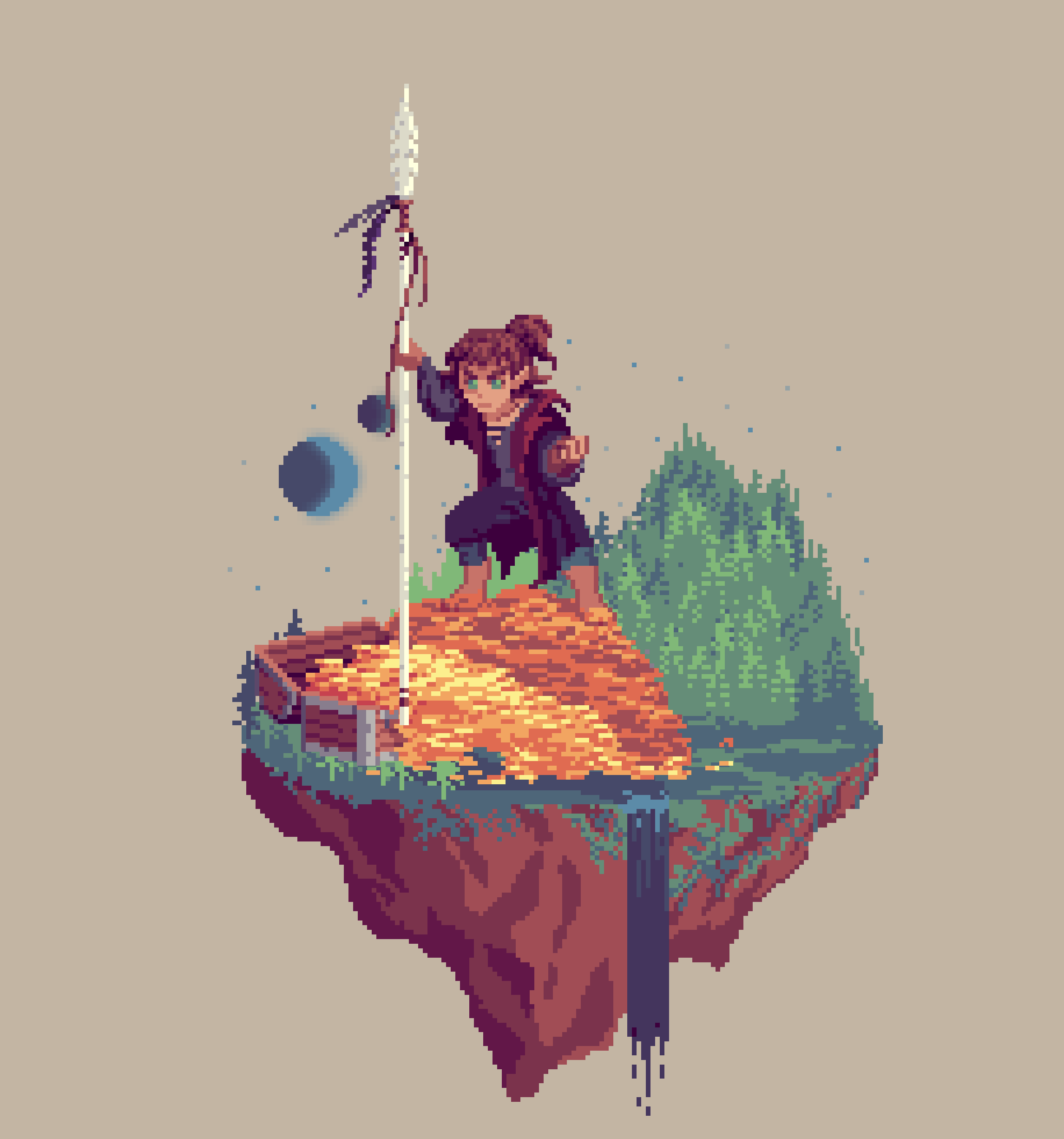 Toegold Halfling Shaman Barbarian from The Forest