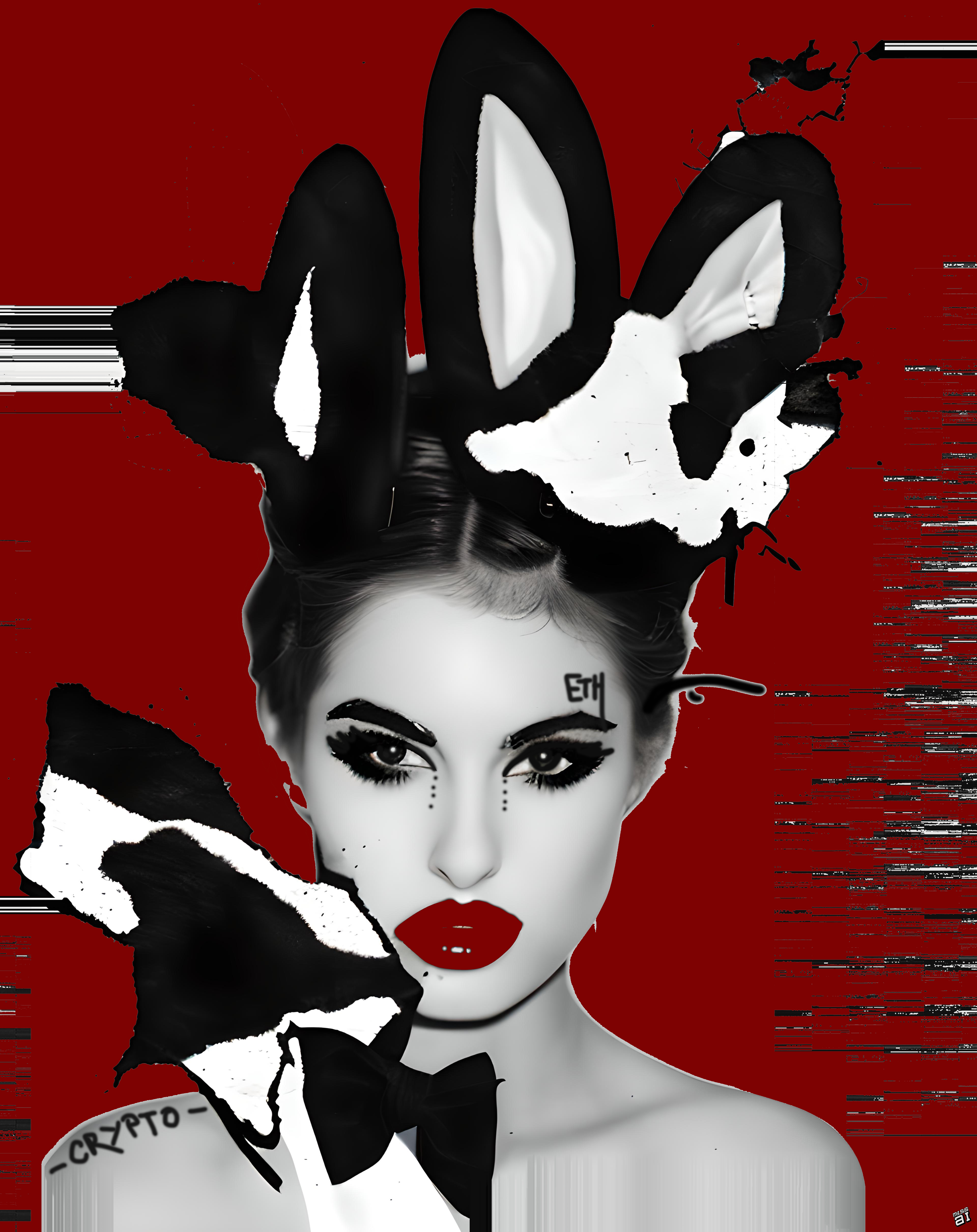 Lippy Bunnyears — Miss AL Simpson, Scottish cryptoartist