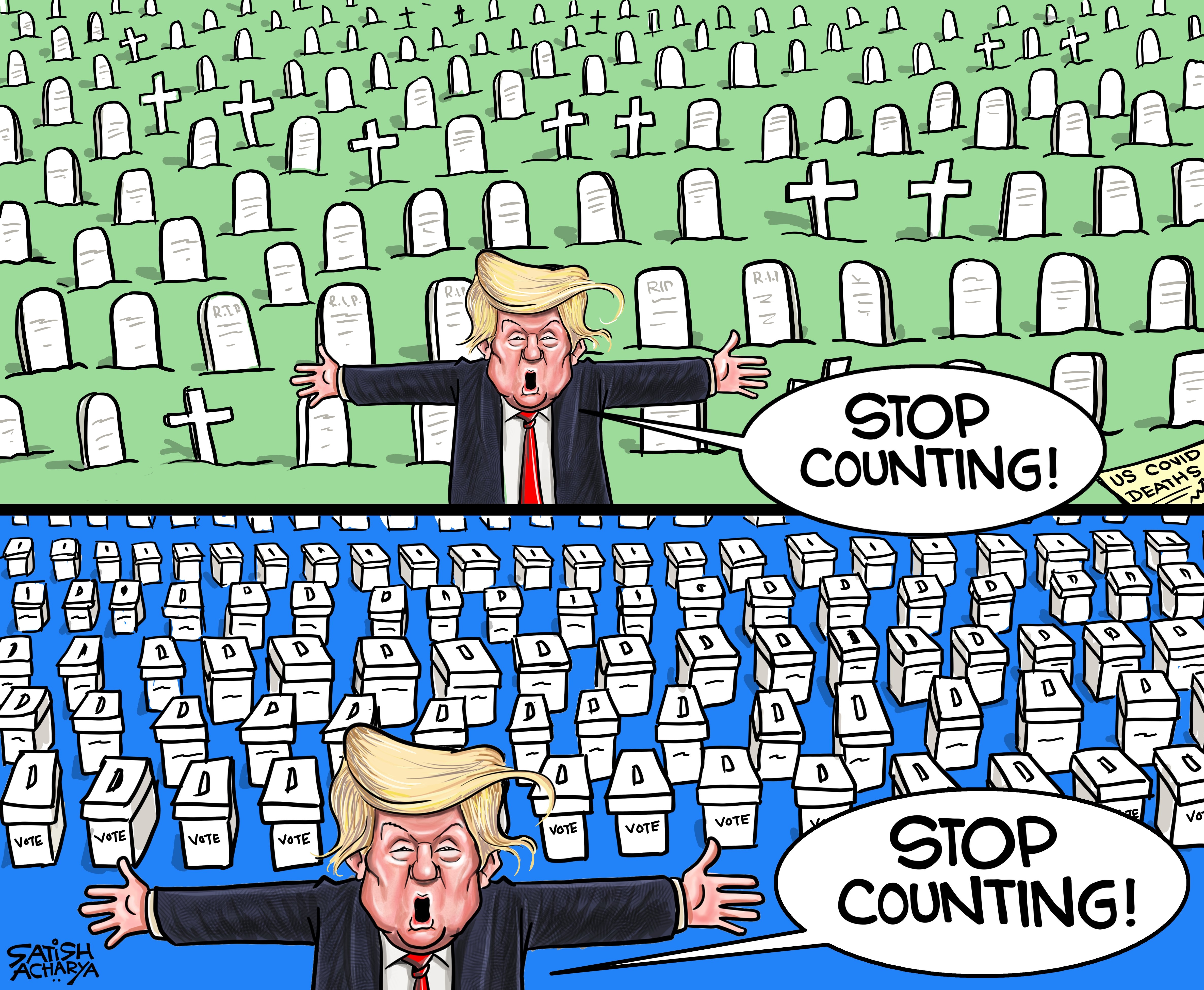 When Donald Trump said 'Stop Counting'